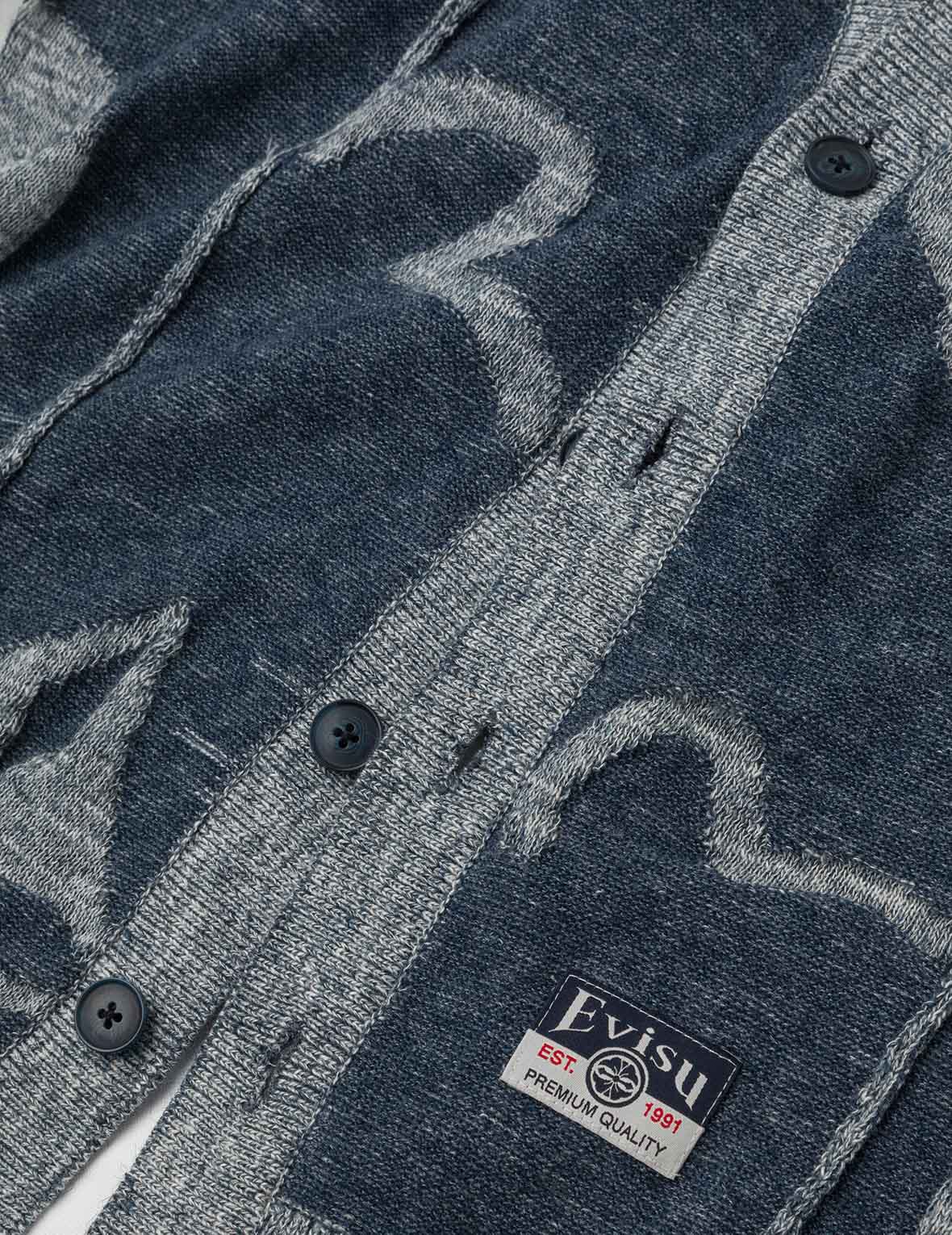 2-in-1 Seagull and Kamon Embroidery Relax Fit Shirt - Image 7