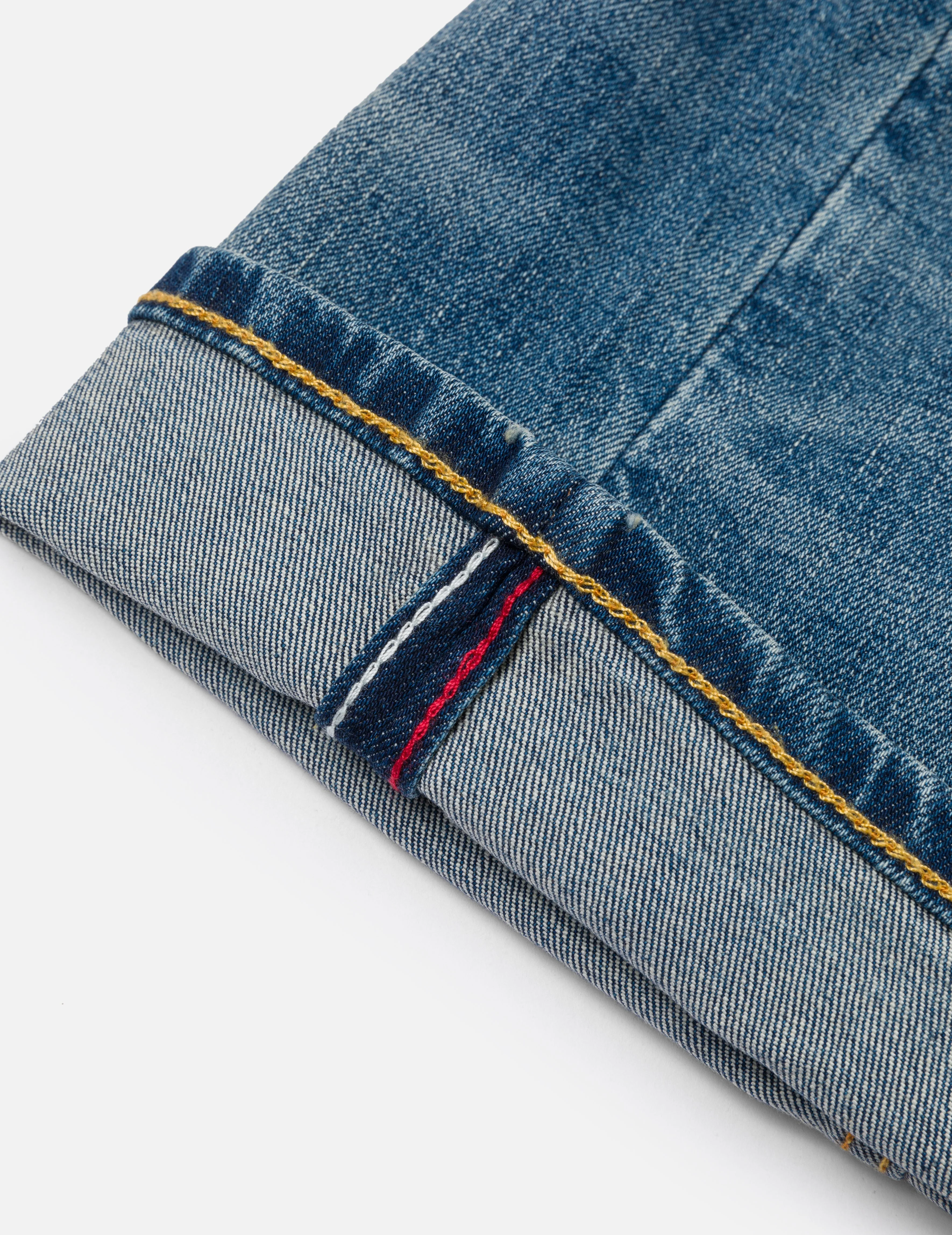 2-Tone Inserted Daicock Regular Fit Jeans #2000 - Image 10
