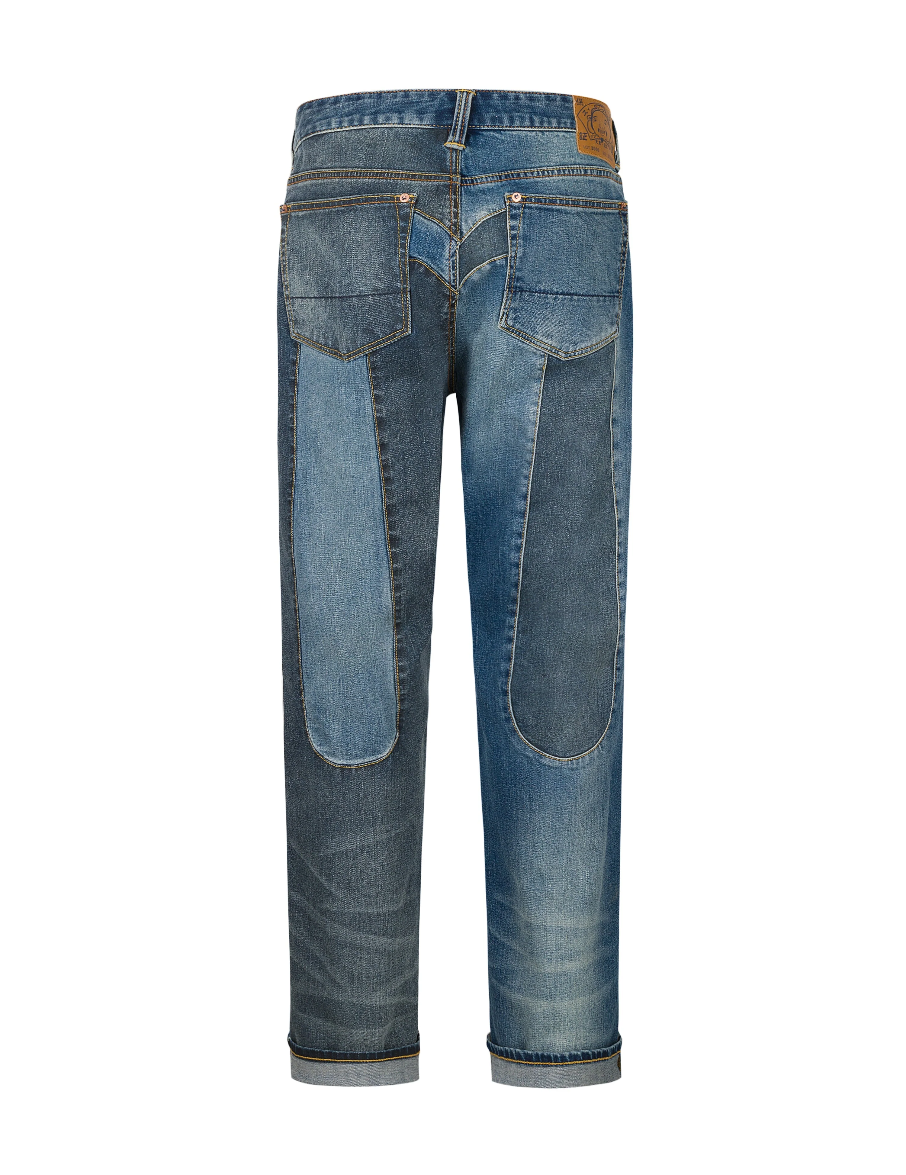 2-Tone Inserted Daicock Regular Fit Jeans #2000 - Image 11