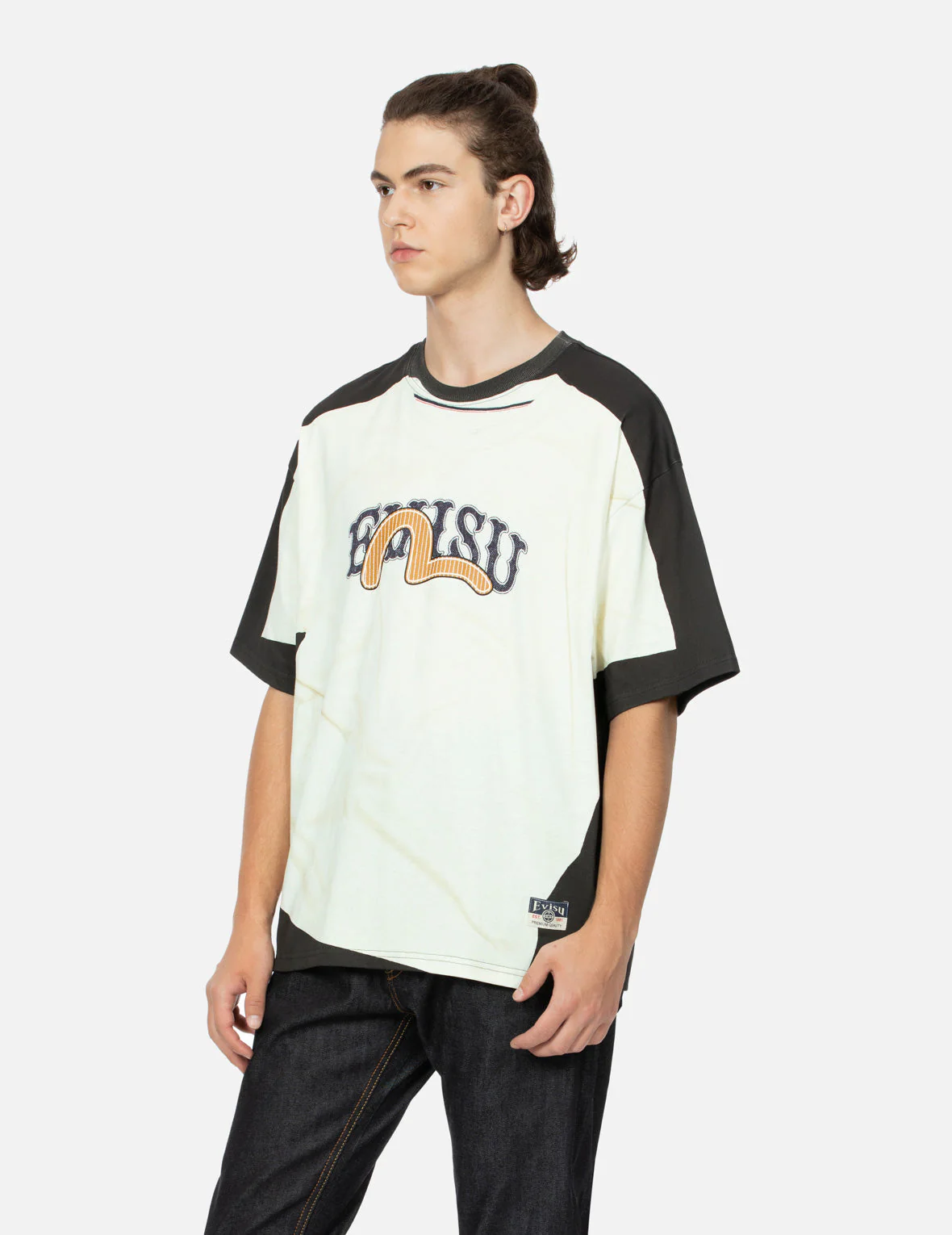 2-in-1 Logo and Seagull Print Loose Fit T-shirt - Image 13