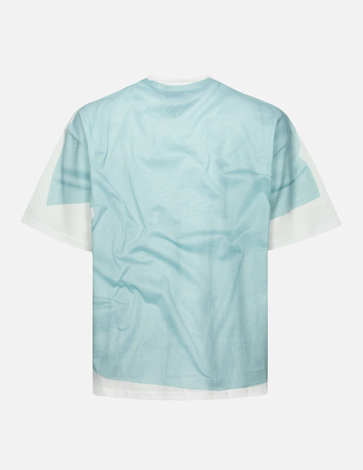 2-in-1 Logo and Seagull Print Loose Fit T-shirt - Image 4