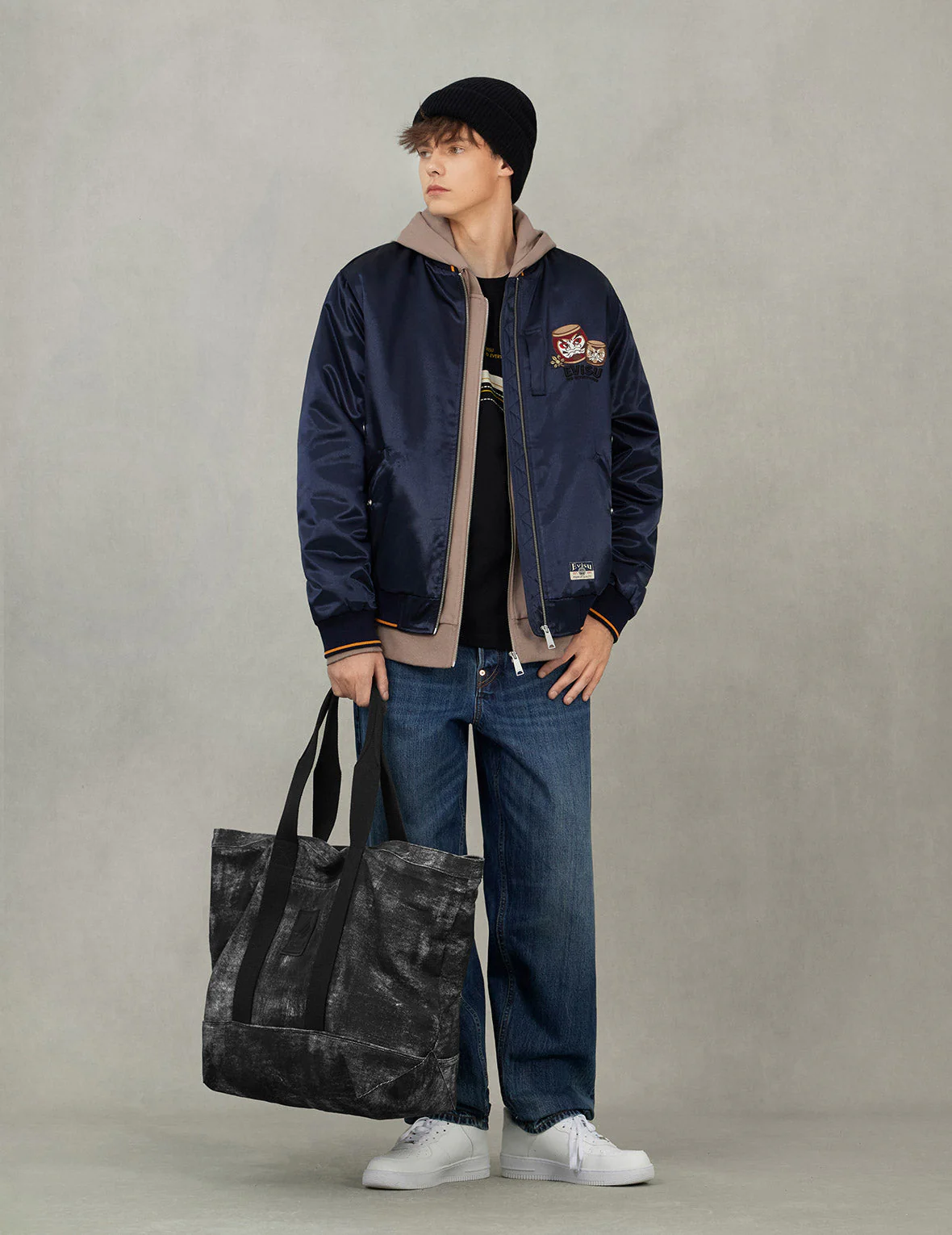 3D EVISUKURO embroidery Tote Bag - Image 6