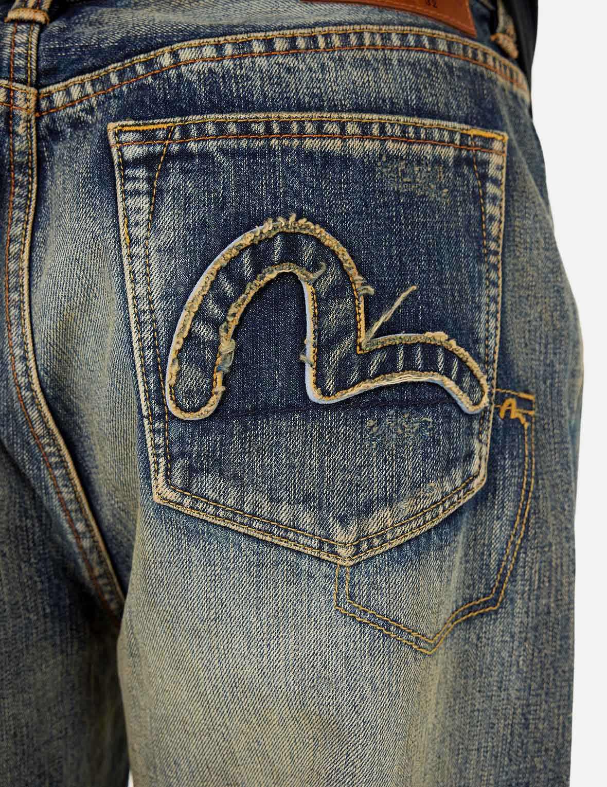 7-Pocket Design Vintage Washed Loose Fit Jeans #2038 - Image 10