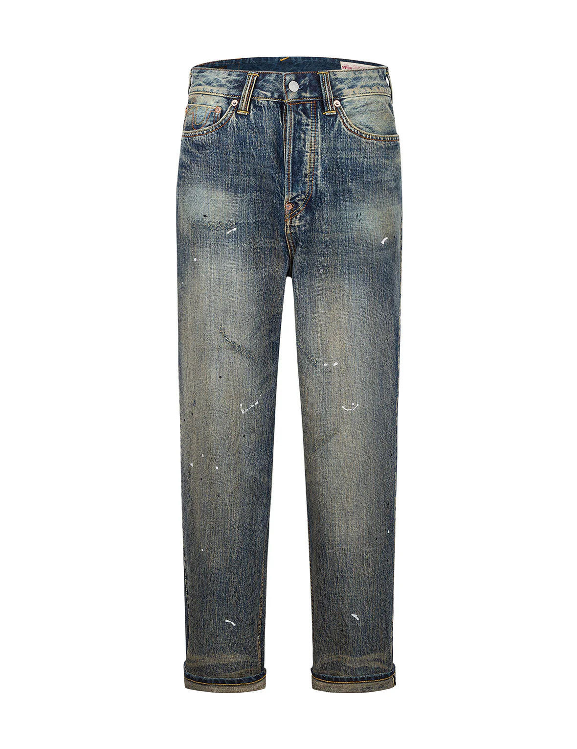 7-Pocket Design Vintage Washed Loose Fit Jeans #2038 - Image 11