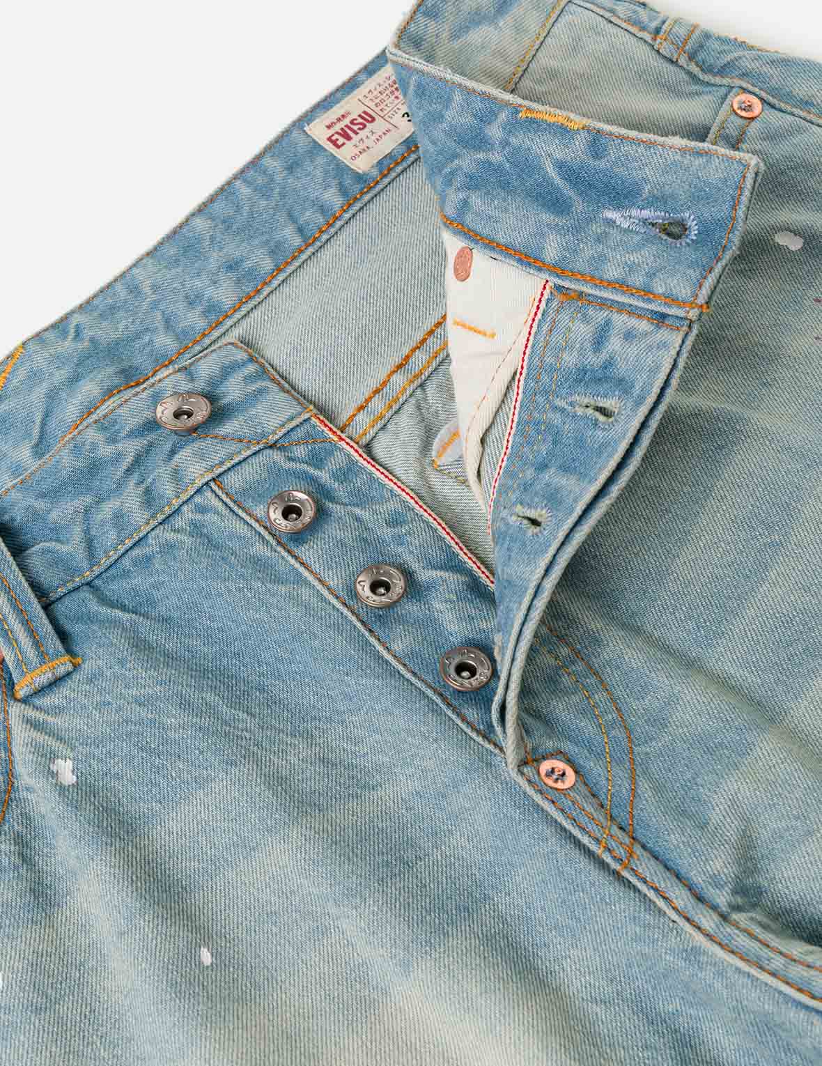 7-Pocket Seagull Print Washed Jeans #2017 - Image 9