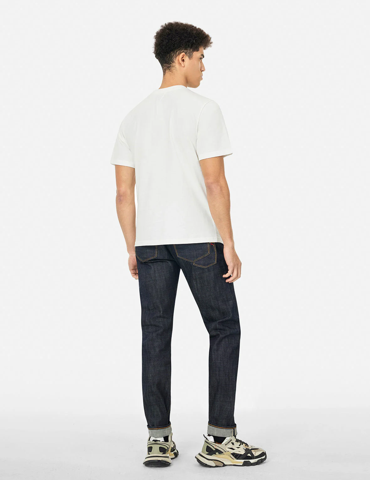 7 Pockets Design Taper Fit Raw Jeans #2017 - Image 4