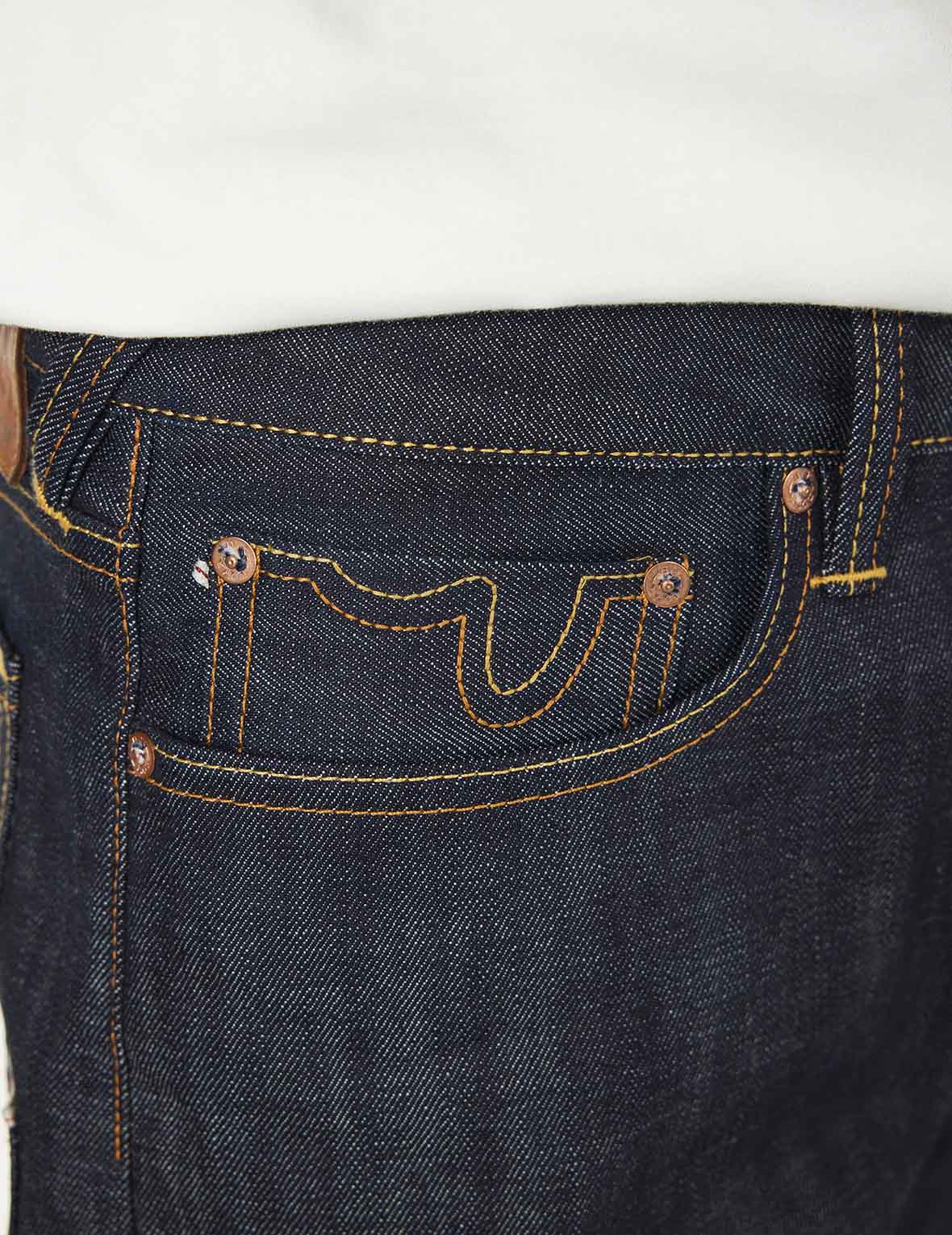 7 Pockets Design Taper Fit Raw Jeans #2017 - Image 9