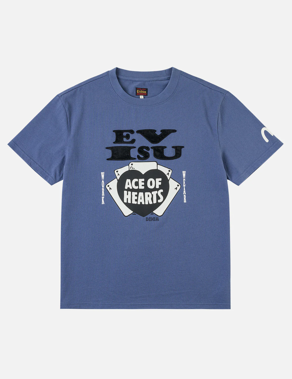 Ace of Hearts Flocked Logo T-shirt - Image 6