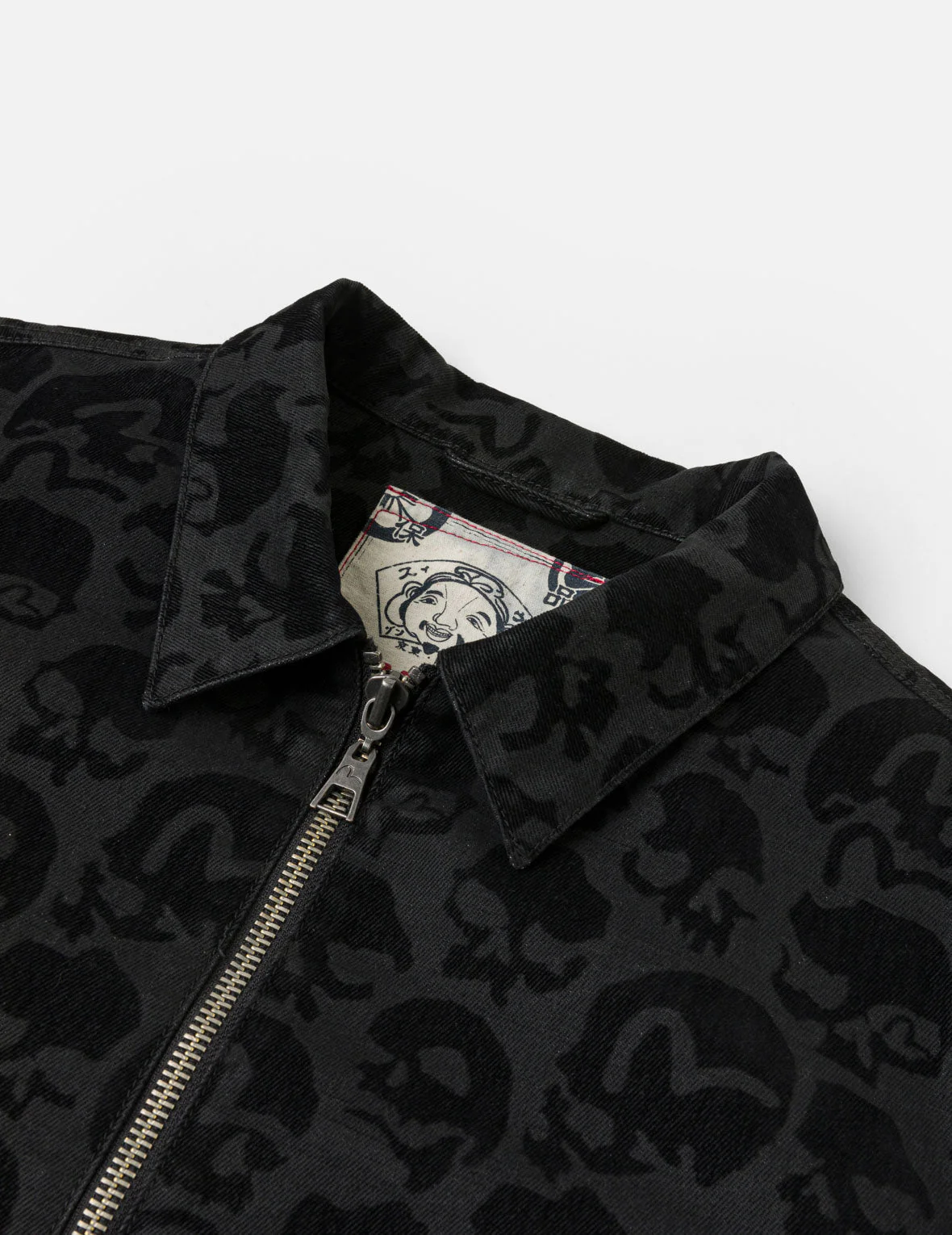 All-over Scattered Flocking Skull Jacket - Image 7
