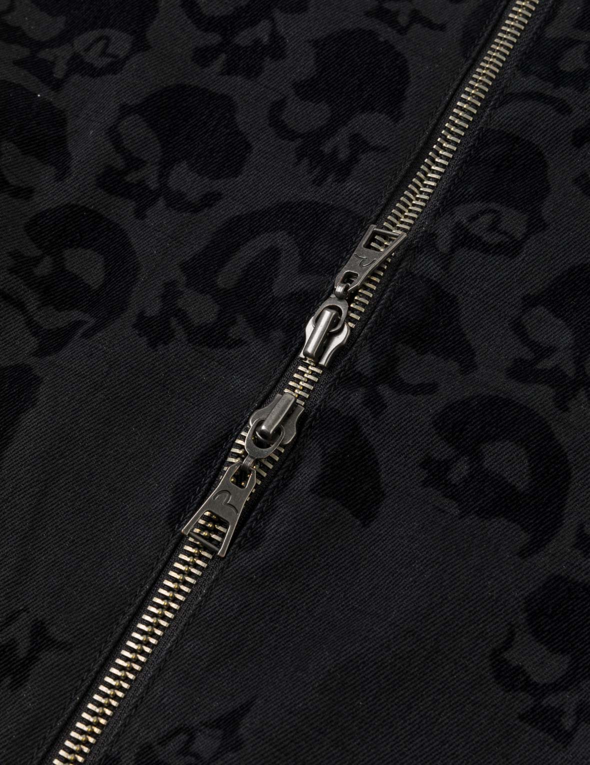 All-over Scattered Flocking Skull Jacket - Image 8