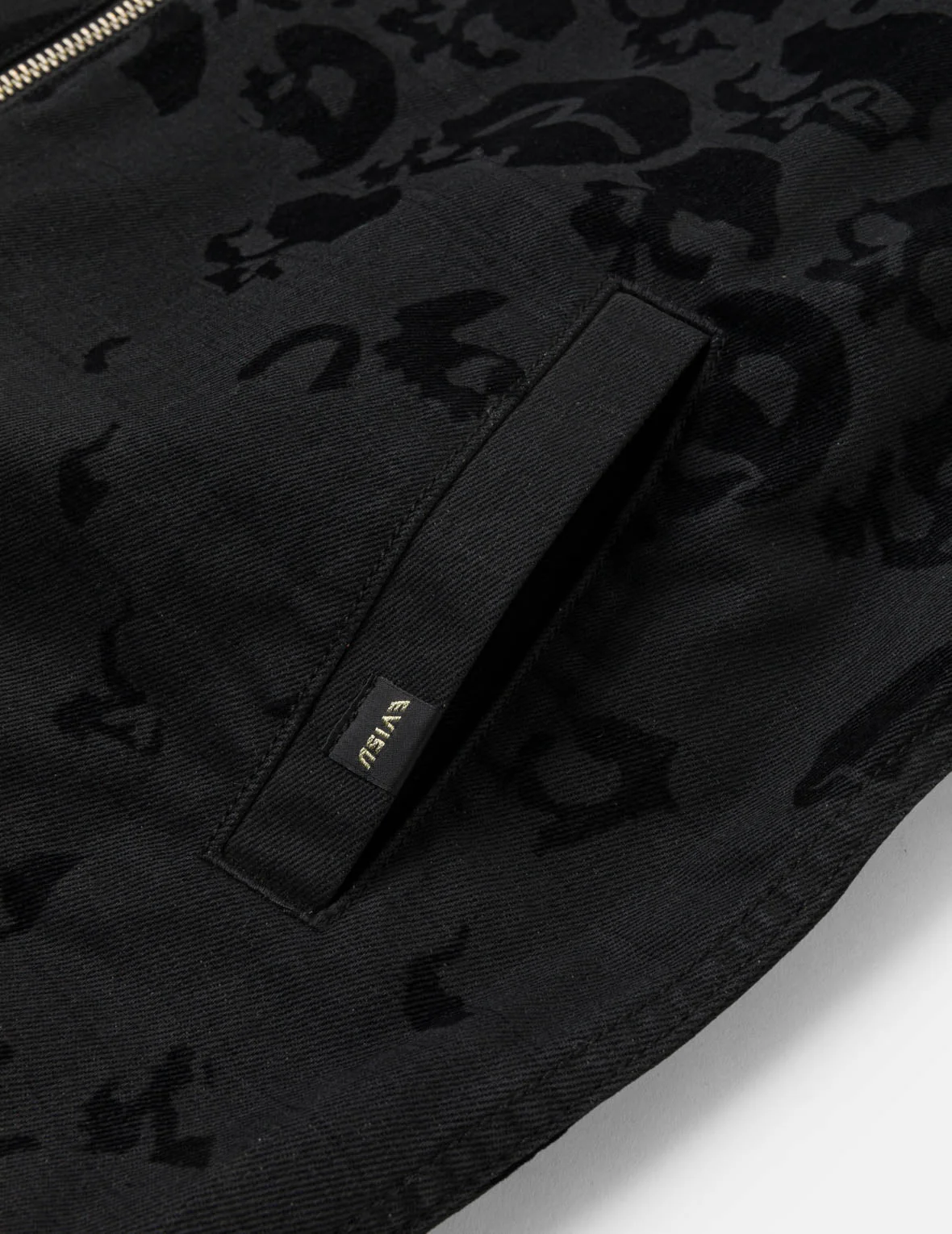 All-over Scattered Flocking Skull Jacket - Image 9