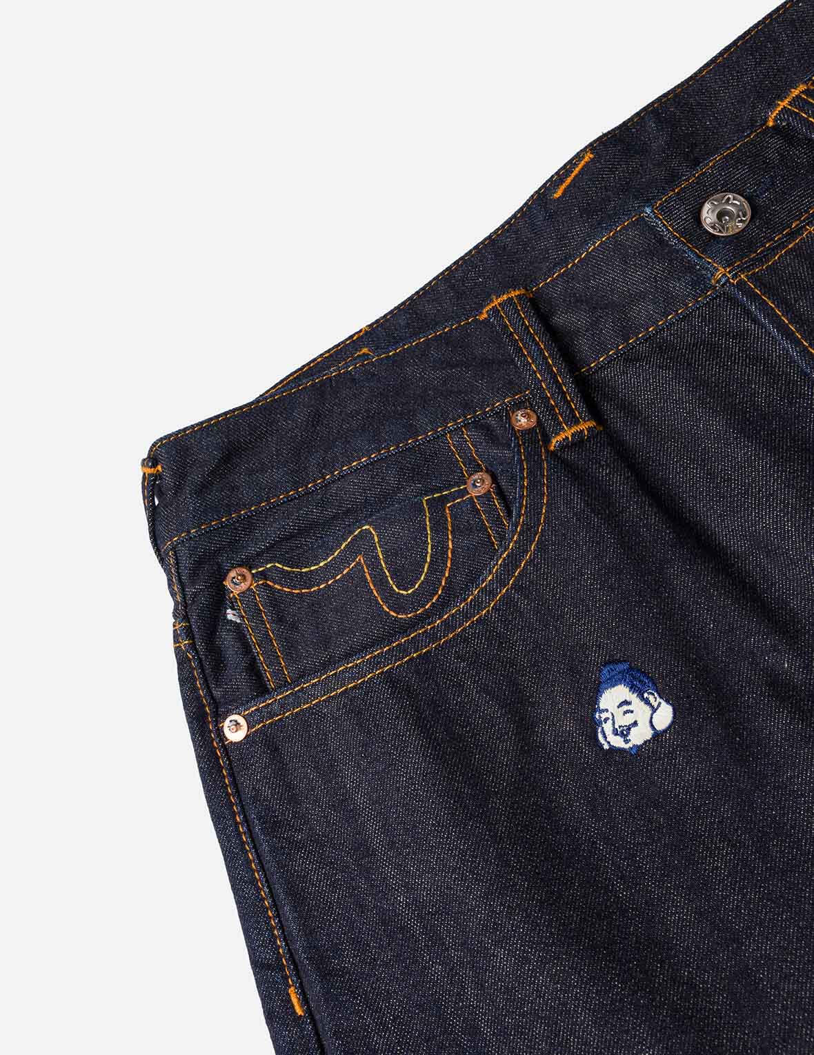Allover Brand Embroidery Regular Fit Jeans #2020 - Image 9