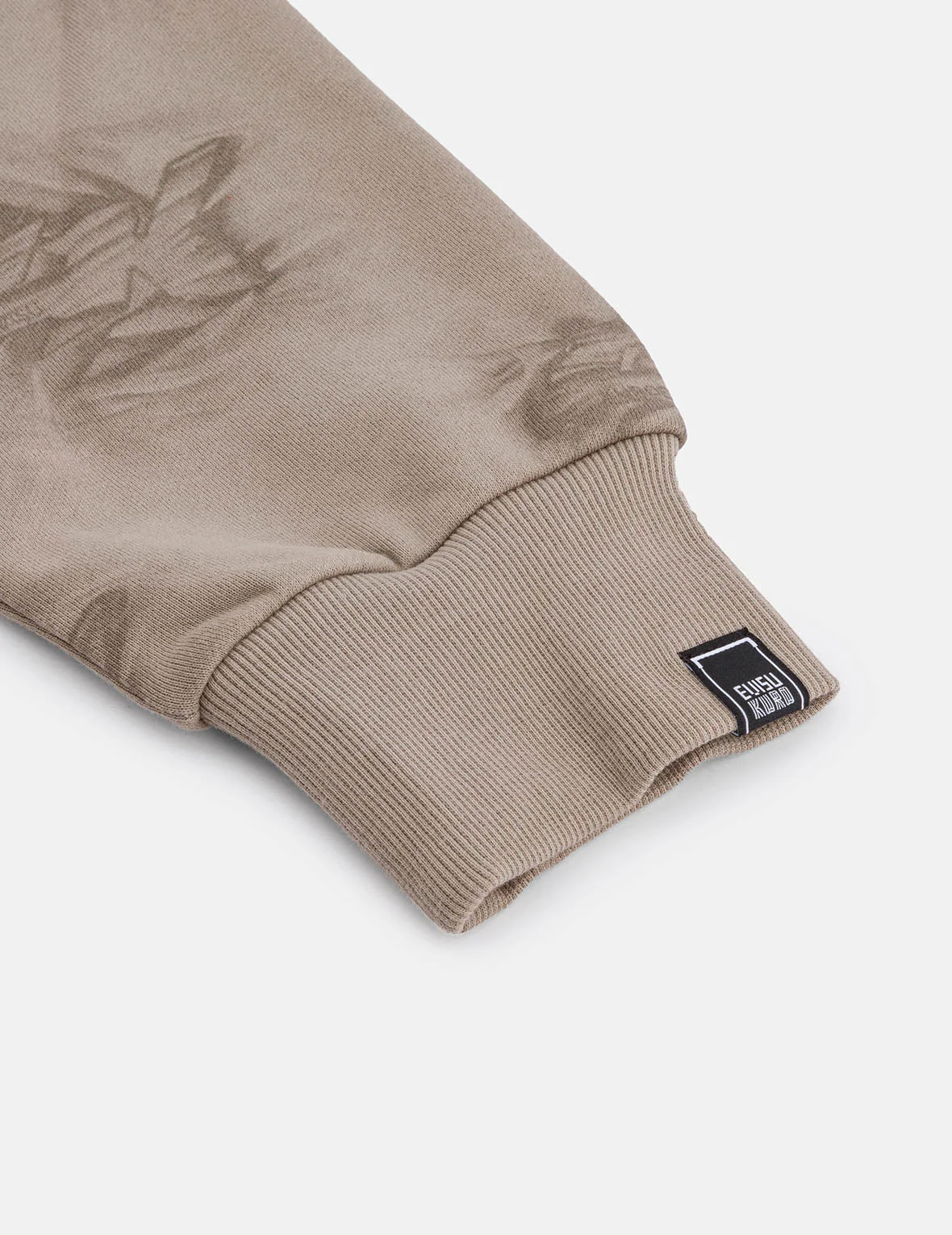 Allover Crinkle Logo Print Regular Fit Sweatshirt - Image 21