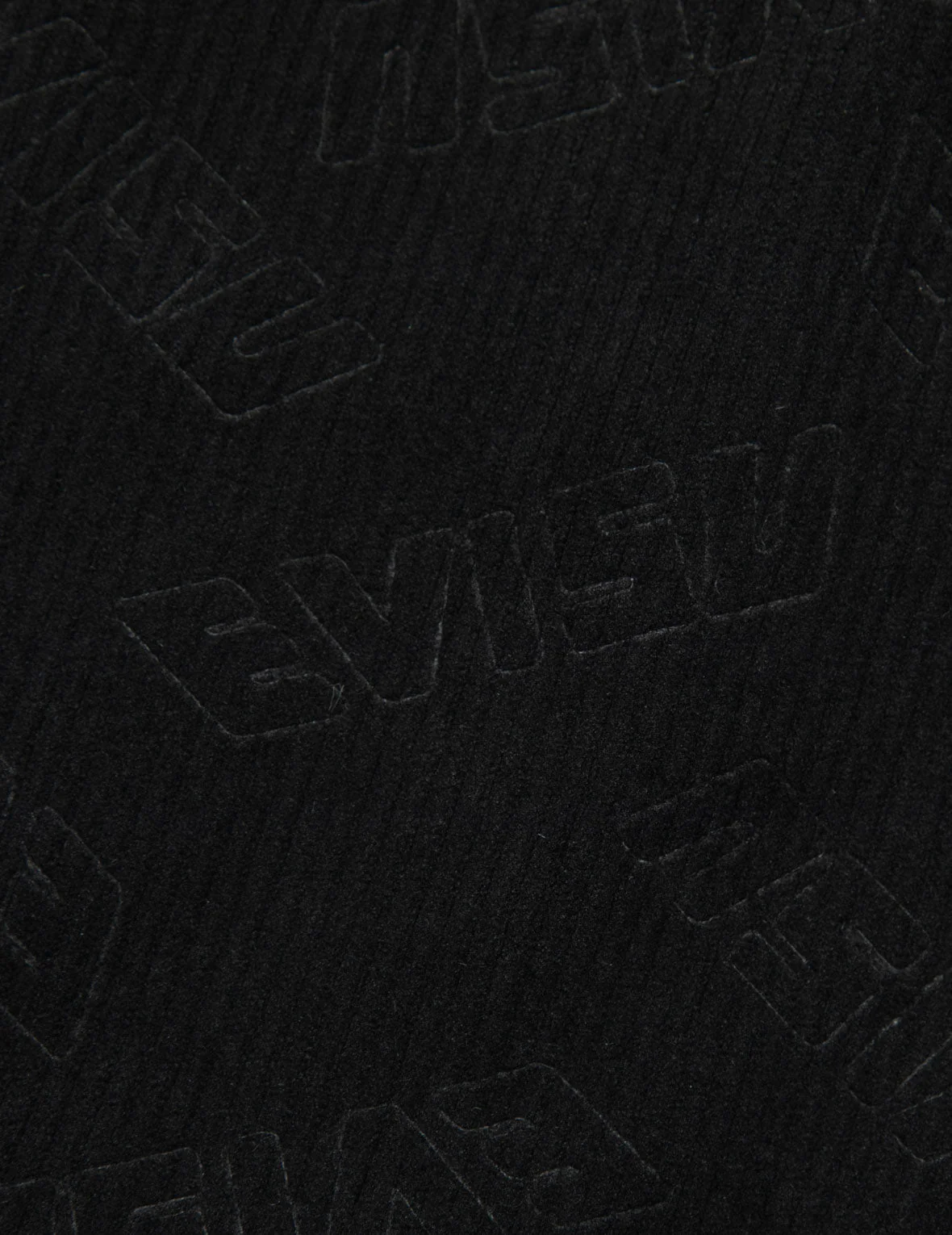 Allover Deboss Logo and Seagull Embroidery Loose Fit Hooded Corduroy Jacket - Image 6