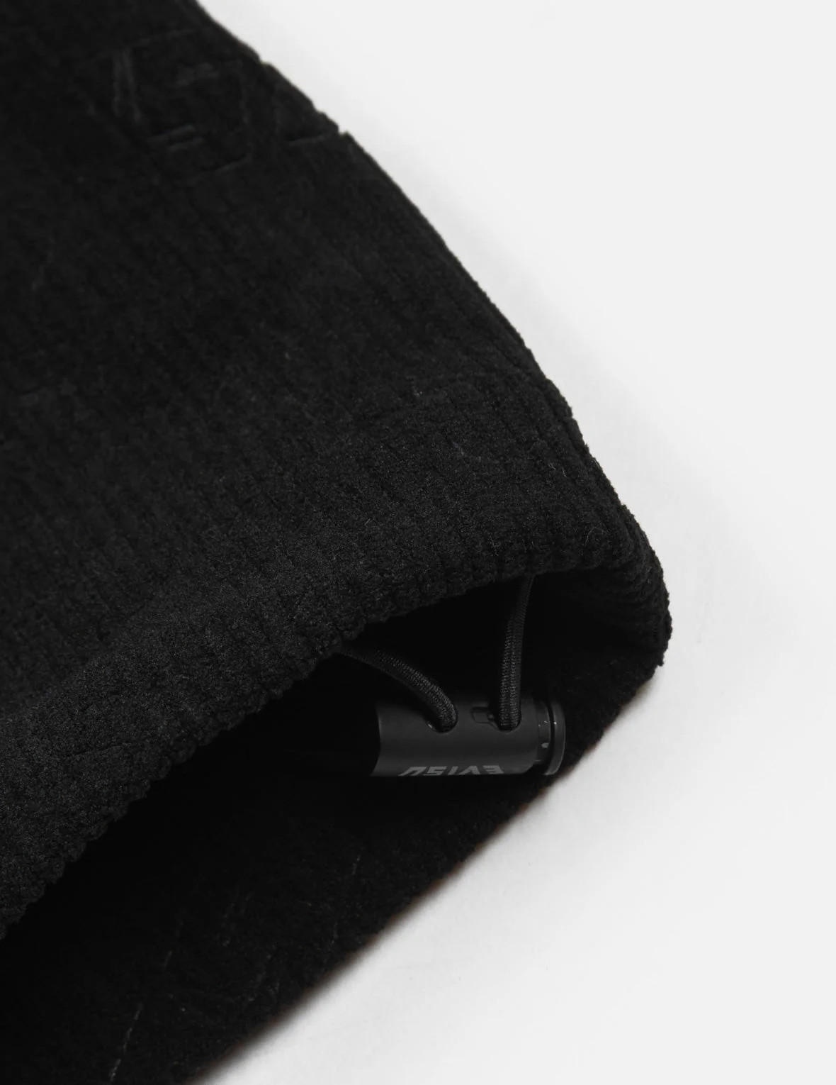 Allover Deboss Logo and Seagull Embroidery Loose Fit Hooded Corduroy Jacket - Image 8