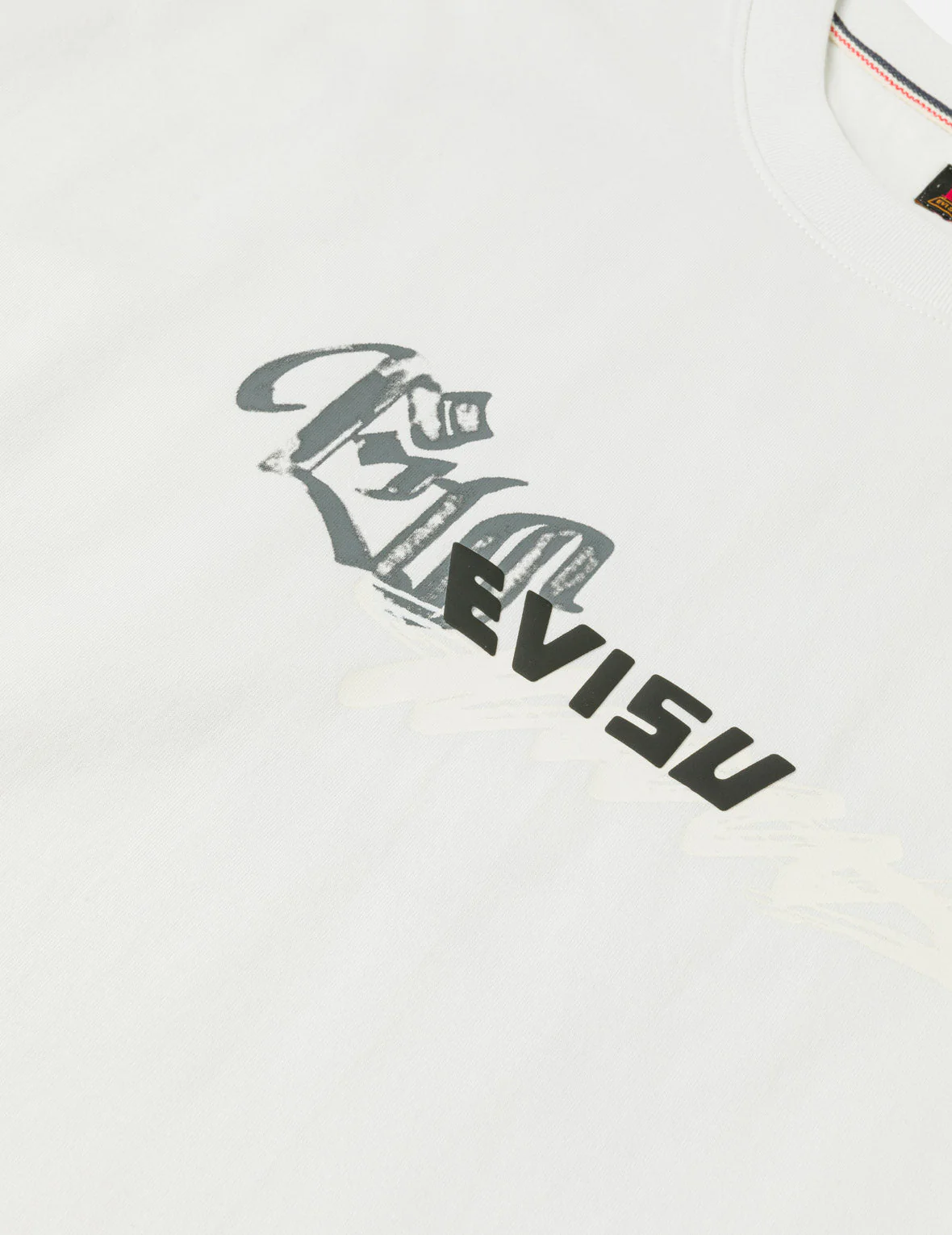 Allover EVISU Logo Graphic T-shirt - Image 14