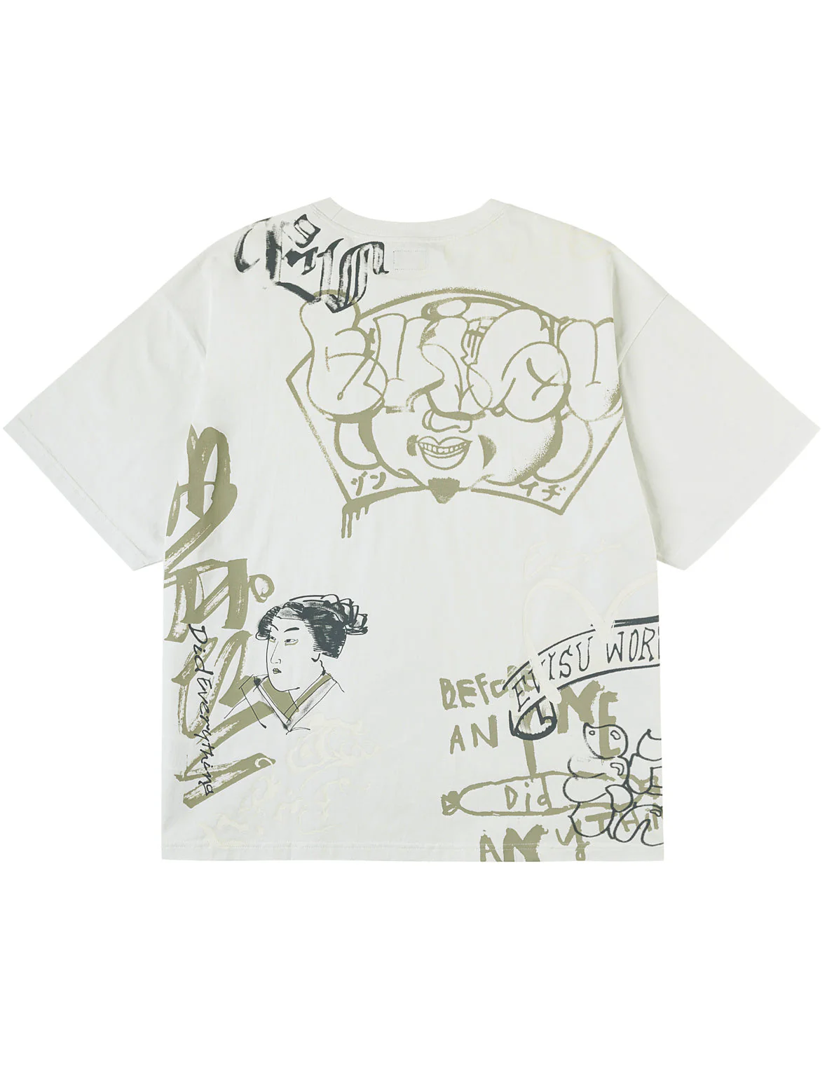 Allover EVISU Logo Graphic T-shirt - Image 2