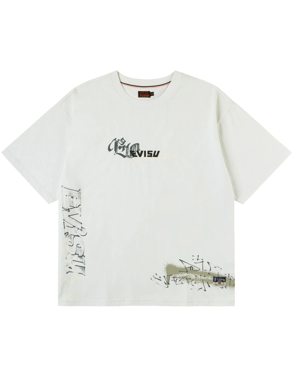 Allover EVISU Logo Graphic T-shirt - Image 4