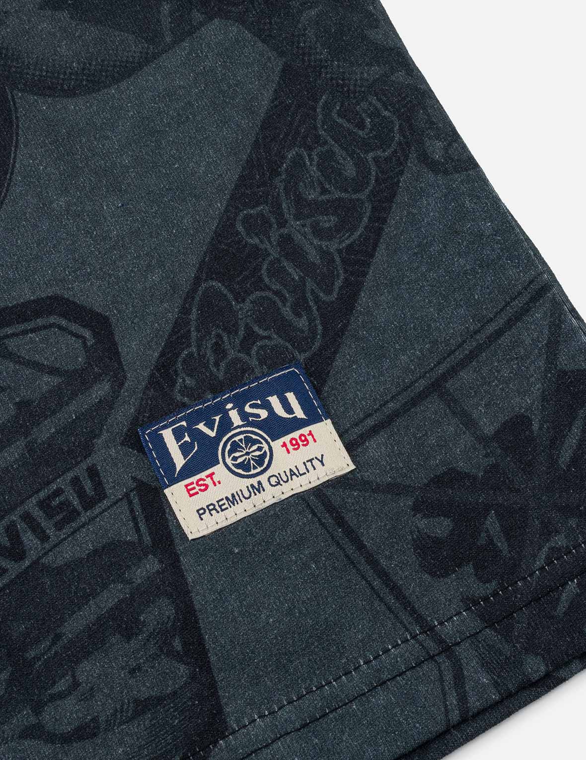 Allover EVISU Signature Graphic T-Shirt - Image 10
