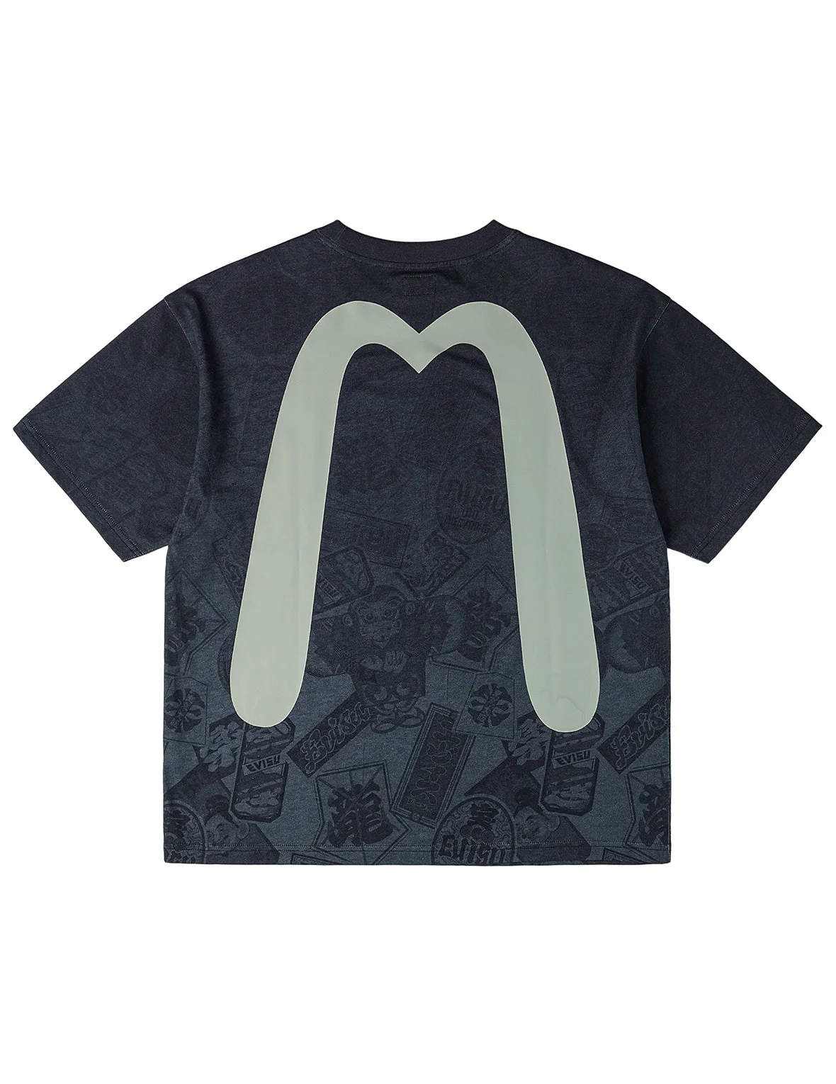 Allover EVISU Signature Graphic T-Shirt - Image 12