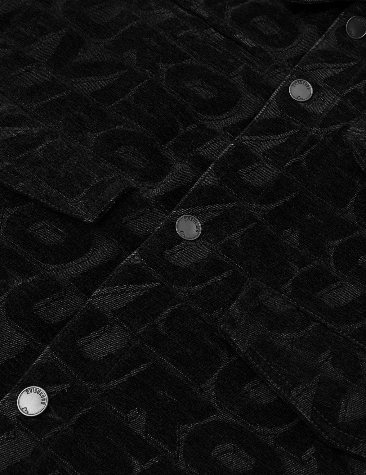 Allover EVISUKURO Jacquard Regular Fit Work Jacket - Image 11