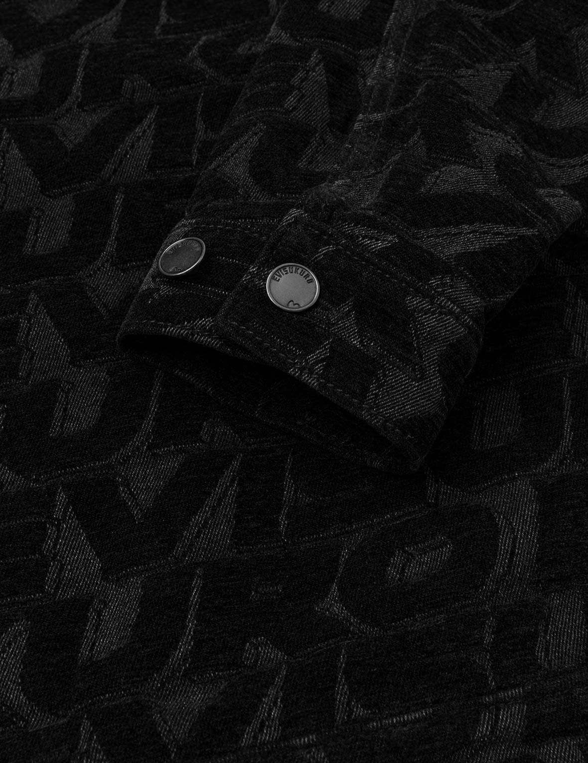 Allover EVISUKURO Jacquard Regular Fit Work Jacket - Image 13