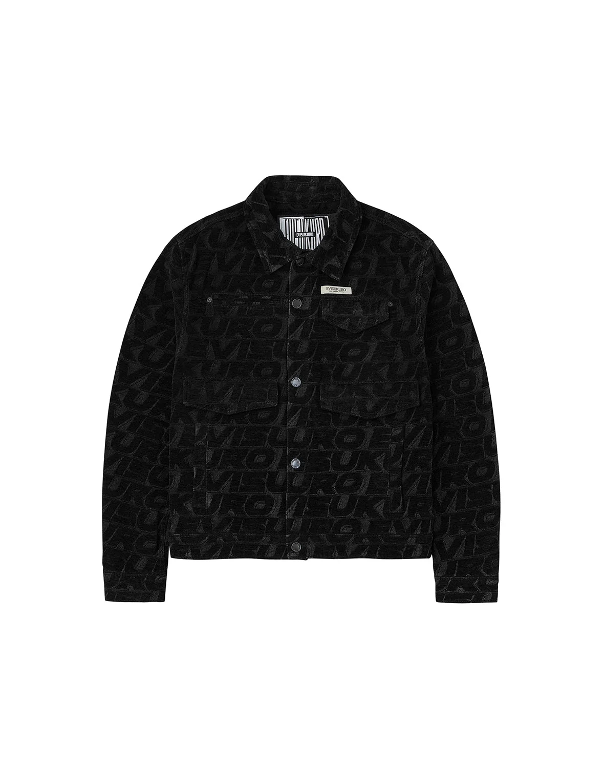 Allover EVISUKURO Jacquard Regular Fit Work Jacket - Image 14