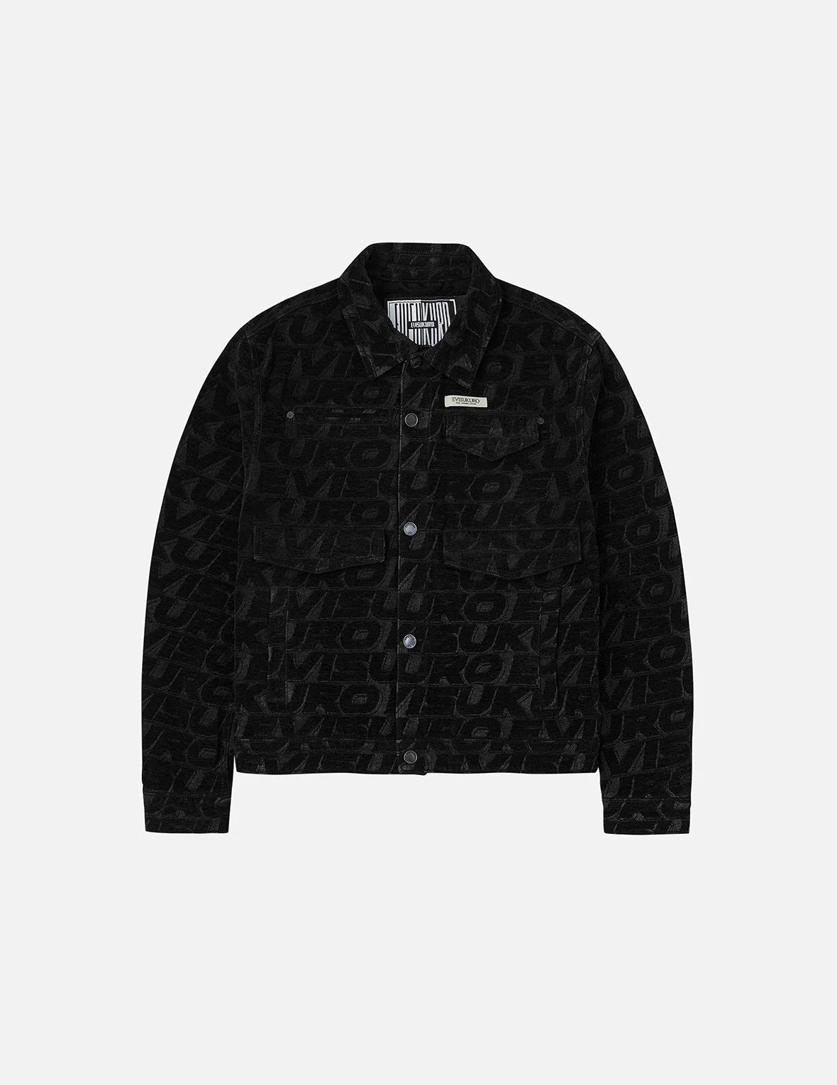 Allover EVISUKURO Jacquard Regular Fit Work Jacket - Image 3