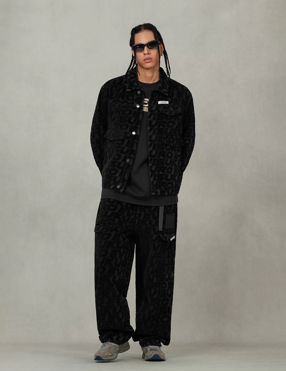 Allover EVISUKURO Jacquard Regular Fit Work Jacket - Image 5
