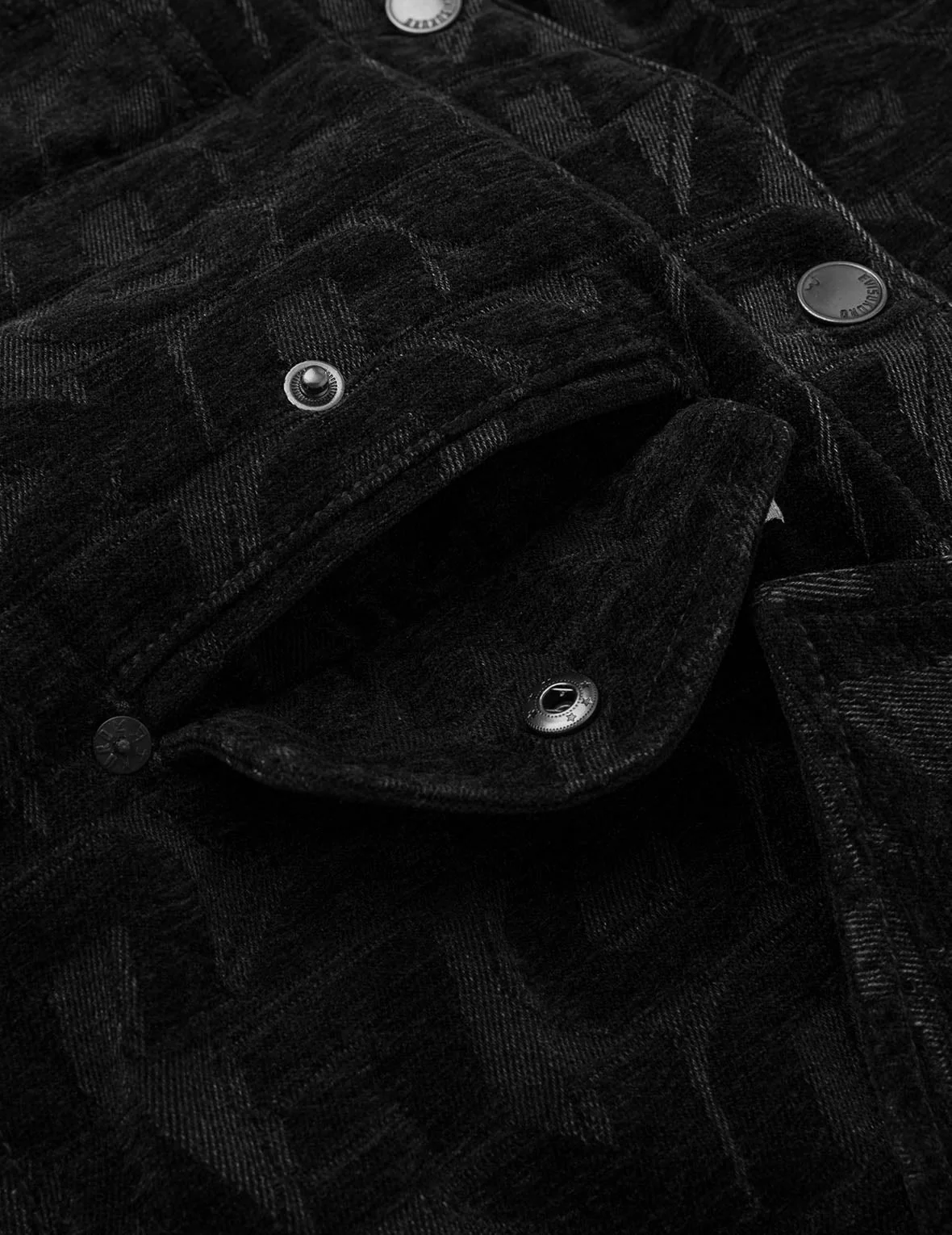 Allover EVISUKURO Jacquard Regular Fit Work Jacket - Image 8