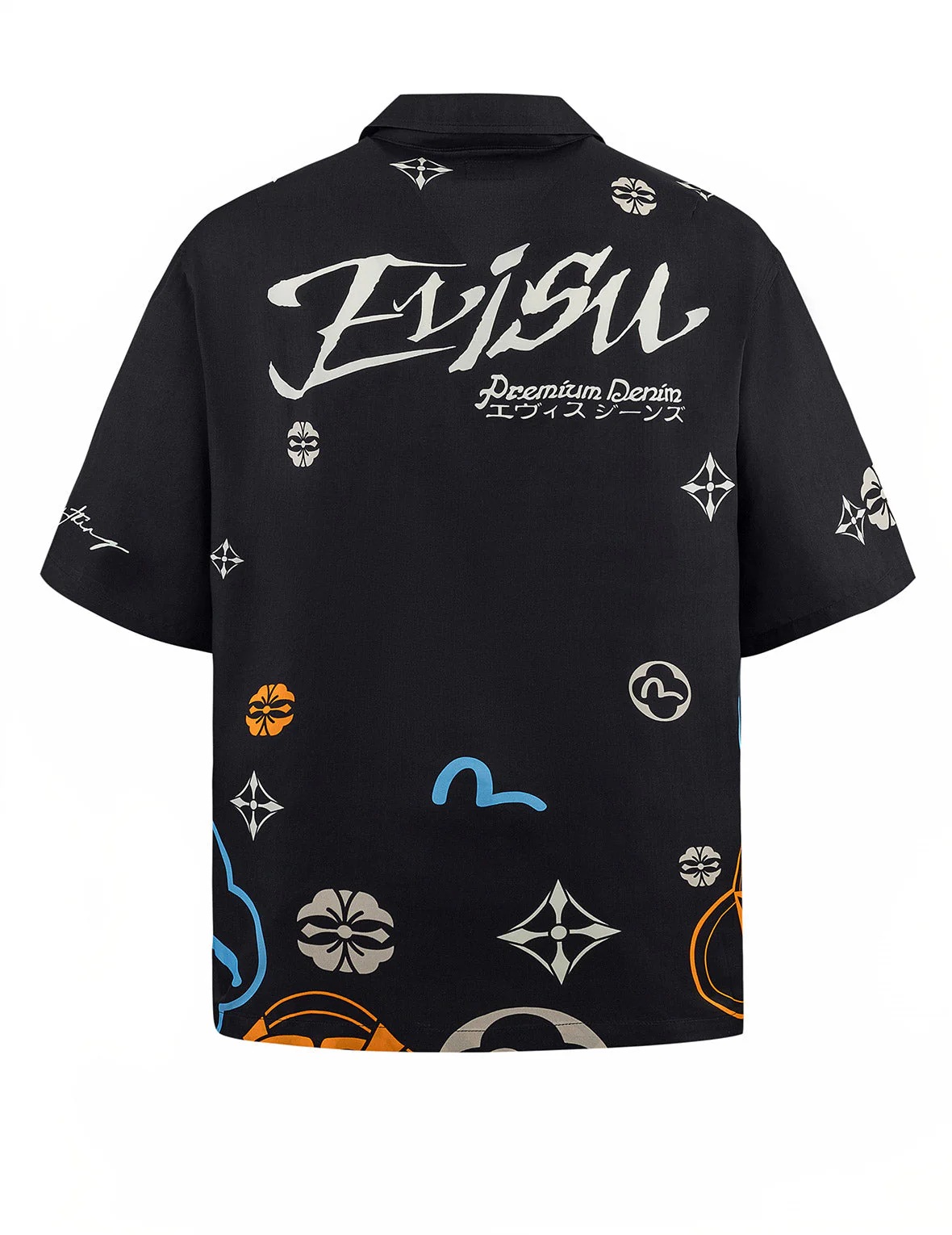 Allover Floral and Seagull Print Boxy Short-Sleeve Shirt - Image 9