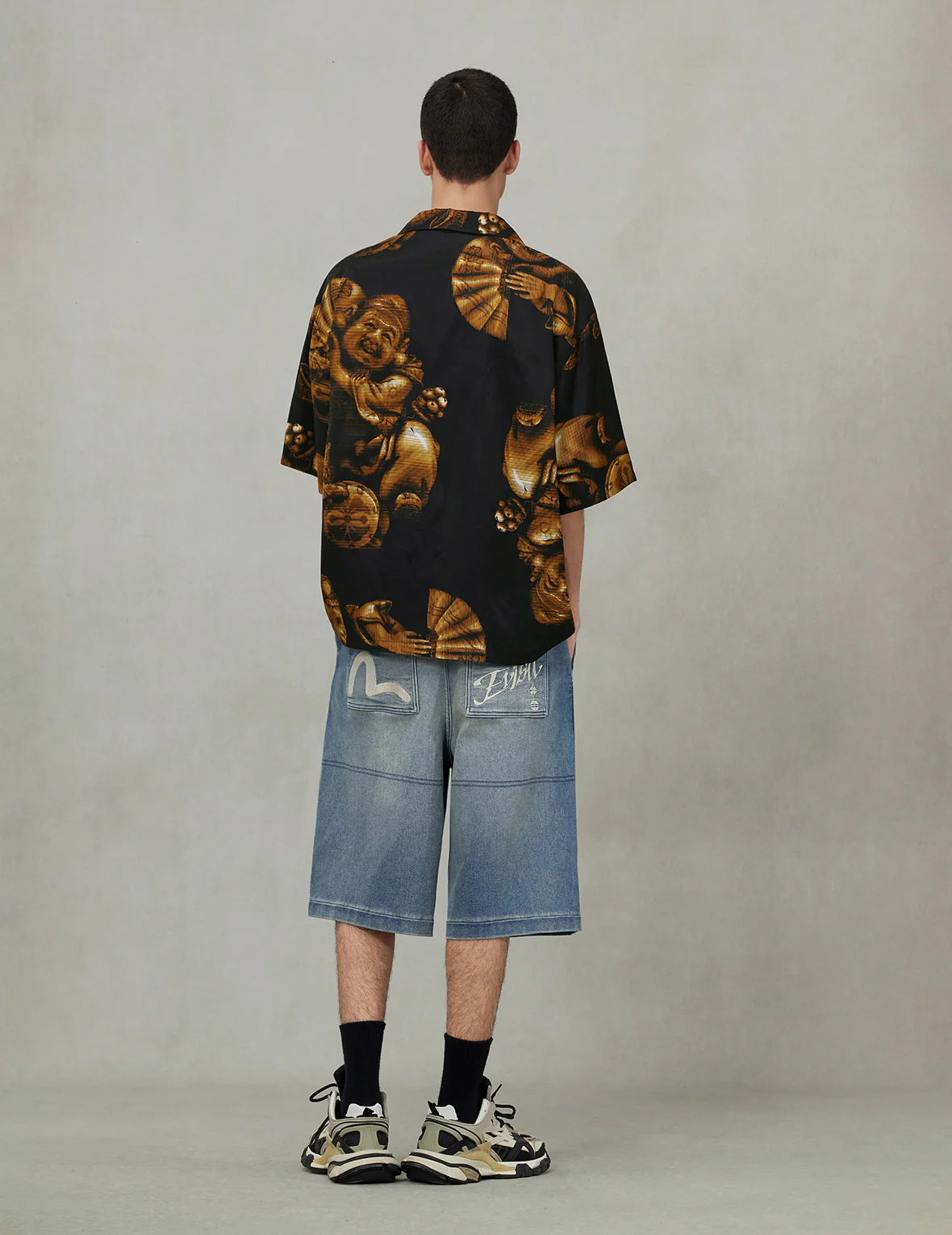 Allover Godhead Print Boxy T-shirt - Image 4