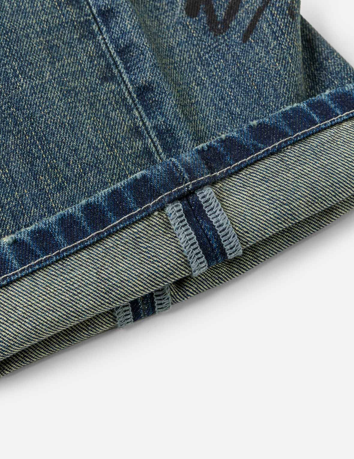 Allover Graffiti Printed Denim Jeans #2030 - Image 15