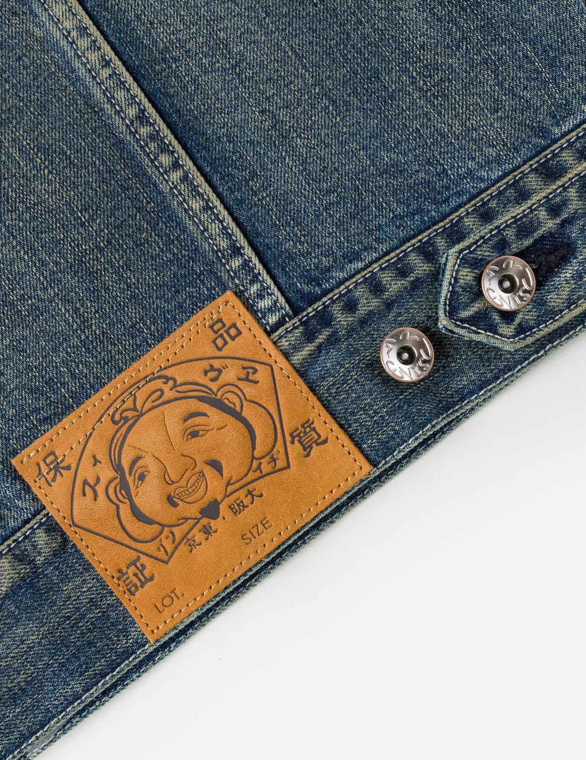 Allover Graffiti Printed Denim Jacket - Image 11