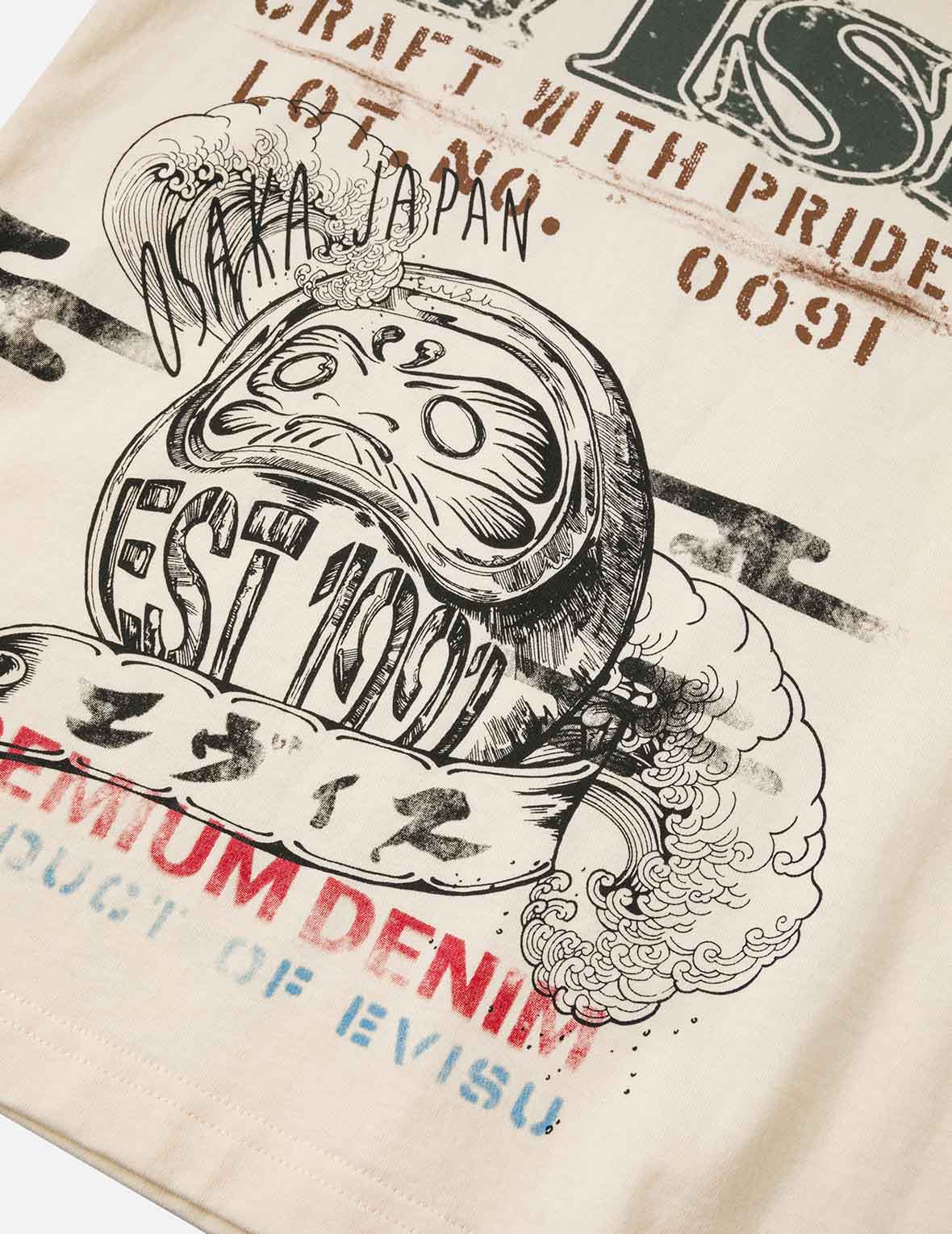 Allover Hand-Drawing Multi Logo Print Regular Fit T-Shirt - Image 14