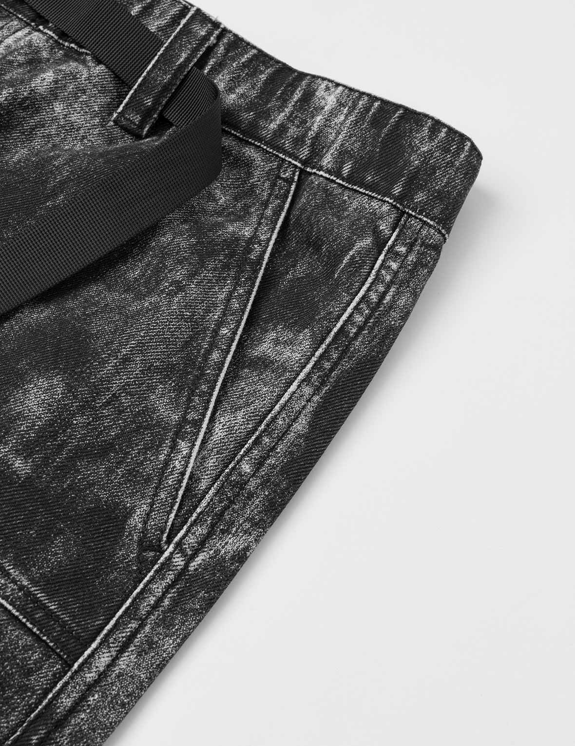 Allover Hand-painted Pattern Print Regular Fit Pants - Image 12