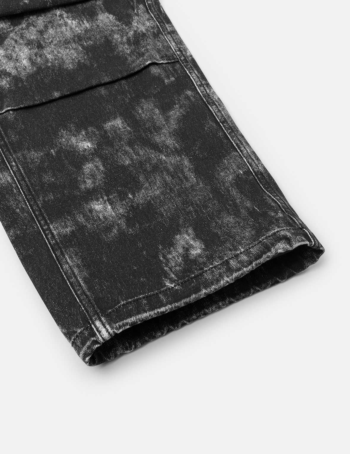 Allover Hand-painted Pattern Print Regular Fit Pants - Image 13
