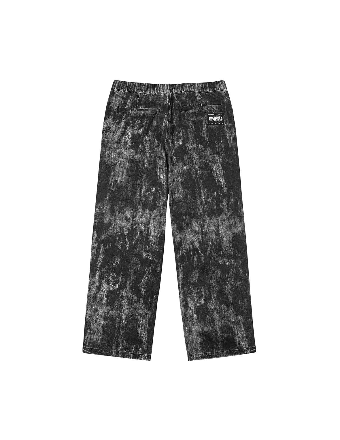 Allover Hand-painted Pattern Print Regular Fit Pants - Image 15