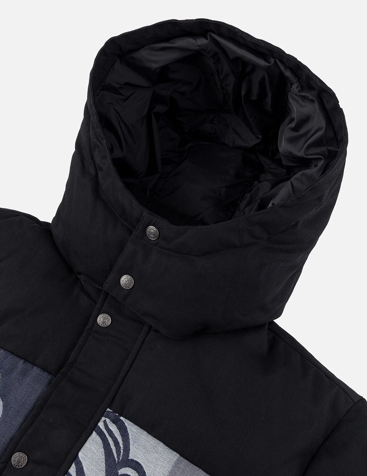 Allover Henohenomohe Godhead Jacquard Regular Fit Down Jacket - Image 9