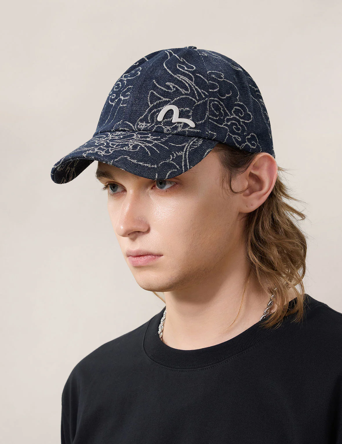 Allover Leopard Denim Cap - Image 7