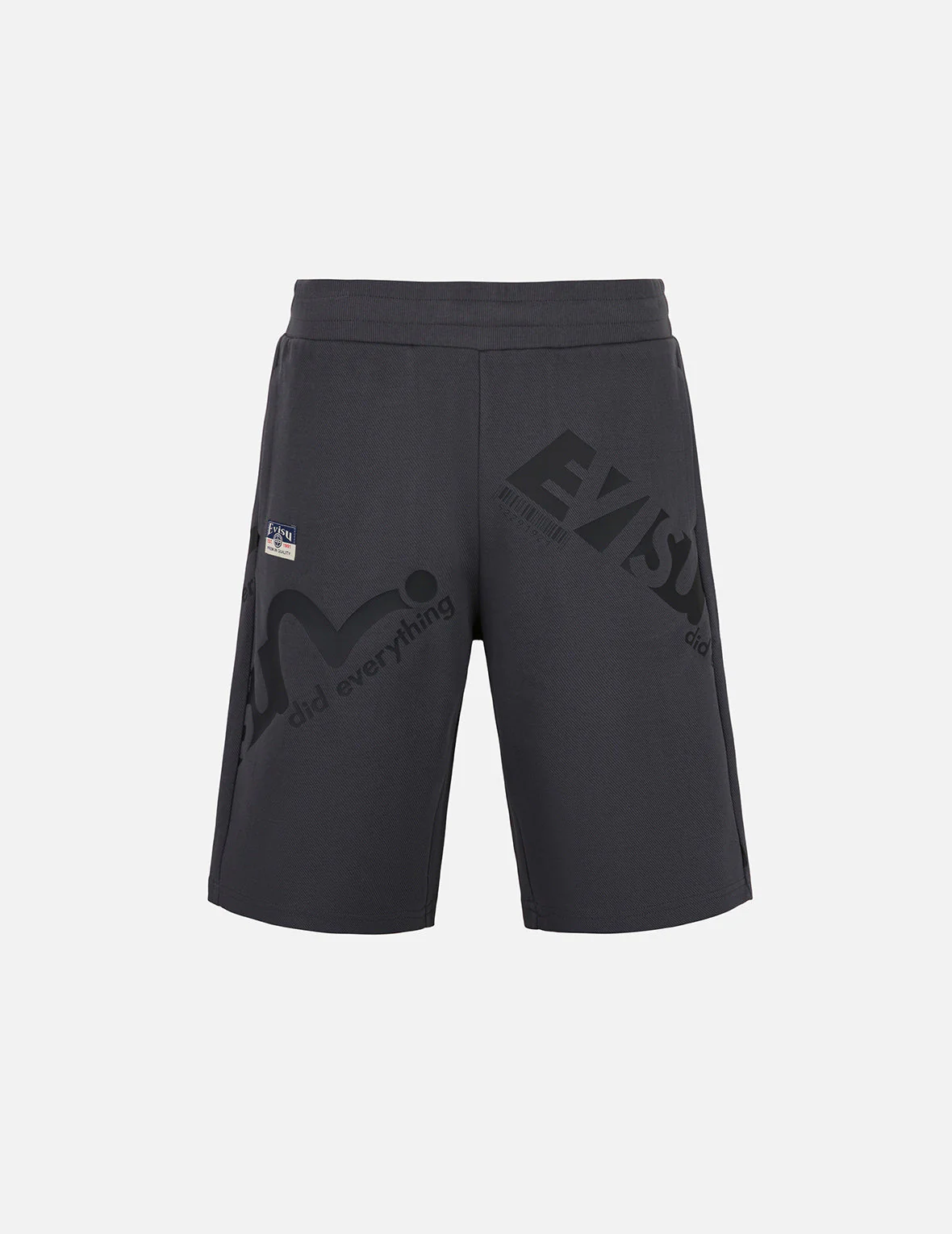 Allover Logo and Seagull Print Regular Fit Sweatshorts - Image 2