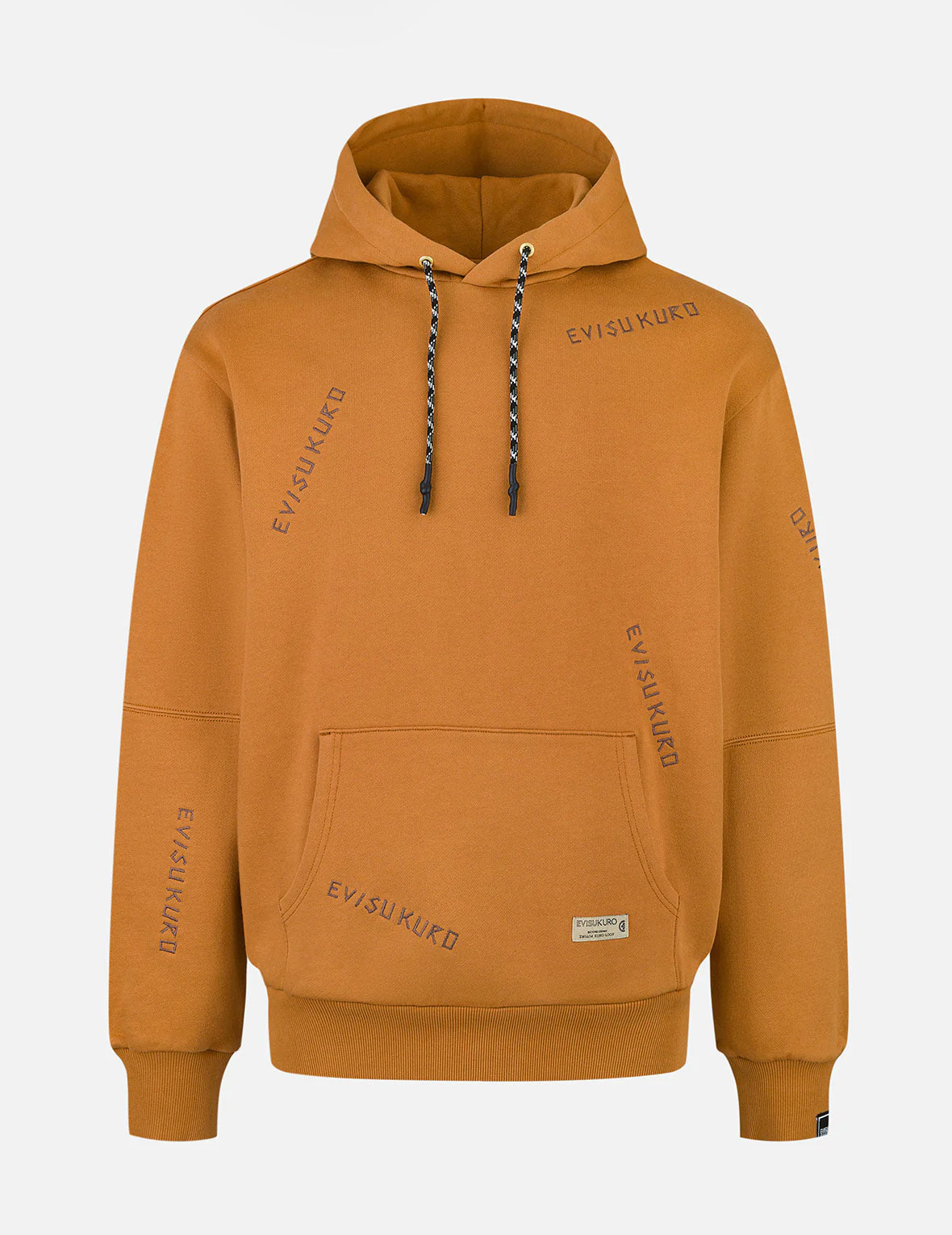 Allover Logo Embroidery Relax Fit Hoddie - Image 5