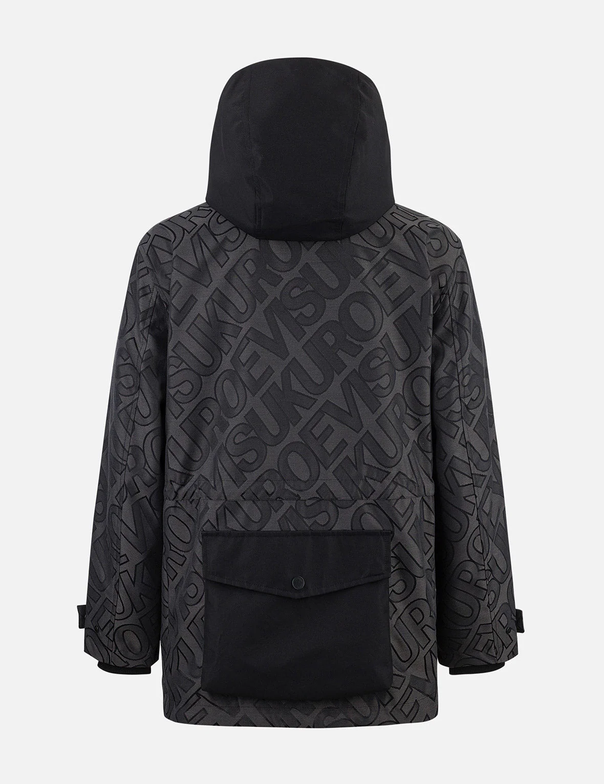 Allover Logo Jacquard and Multi Pocket Relax Fit Jacket - Image 2