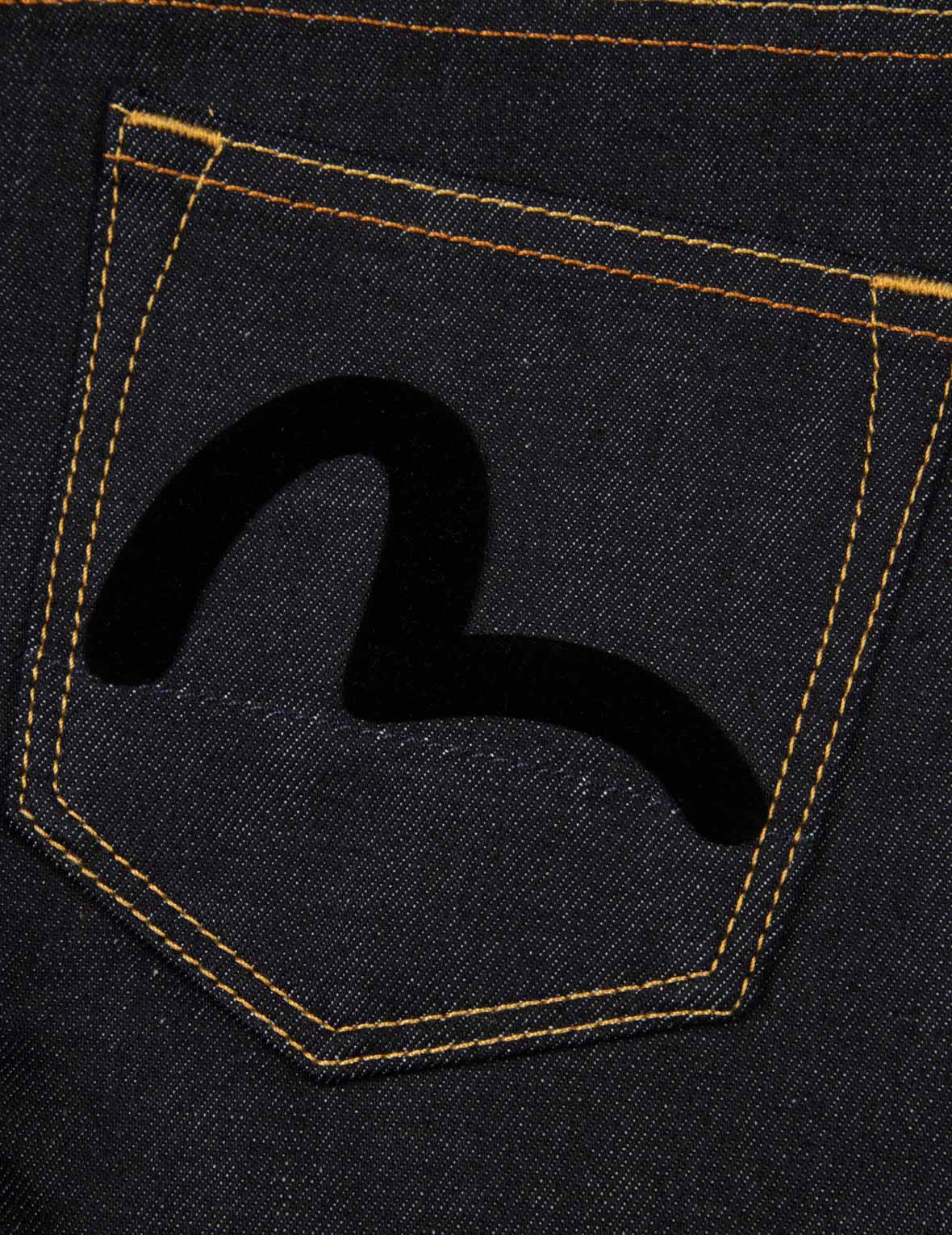 Allover Logo Jacquard and Seagull Embroidery Loose Fit Denim Short - Image 11