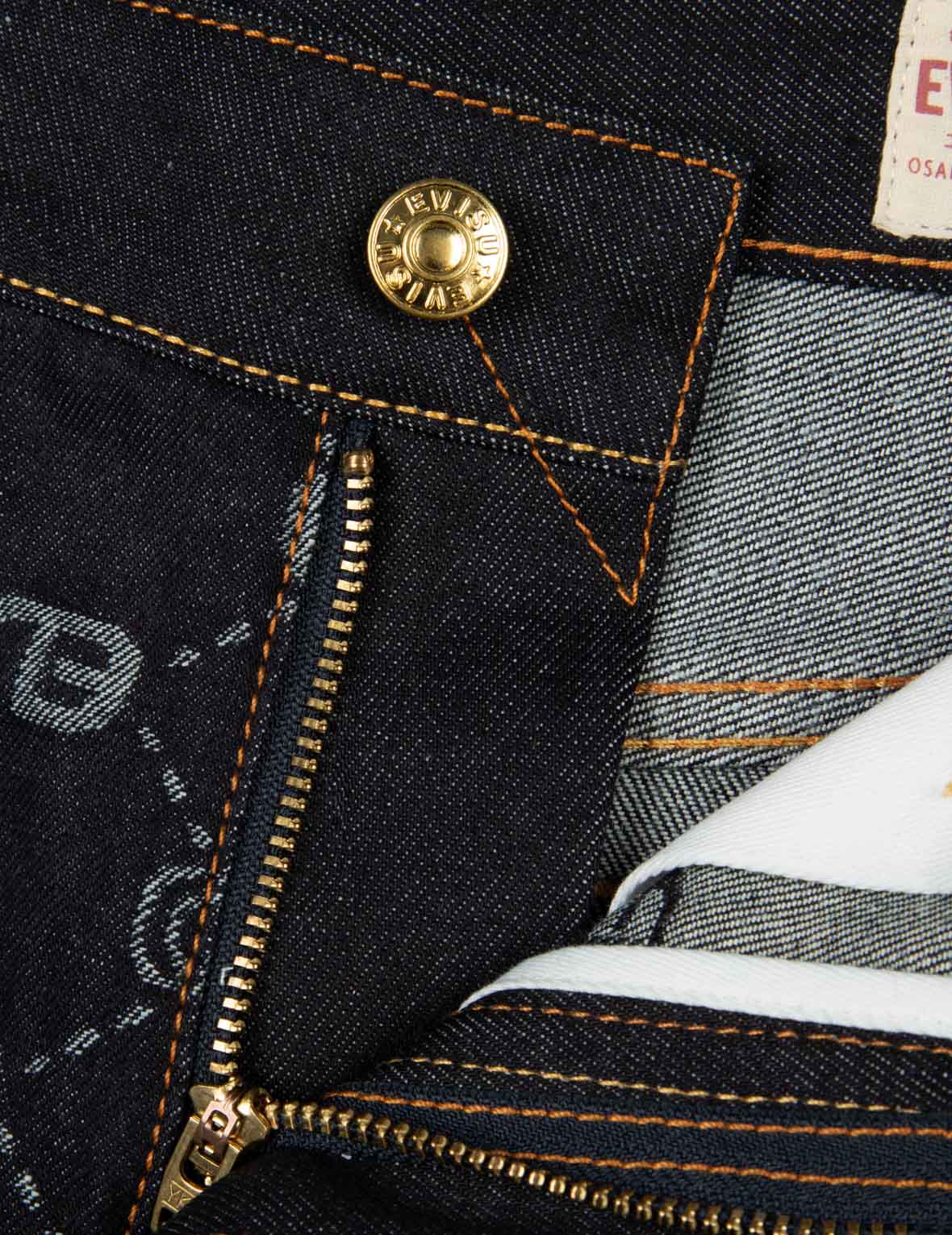 Allover Logo Jacquard and Seagull Embroidery Loose Fit Denim Short - Image 8