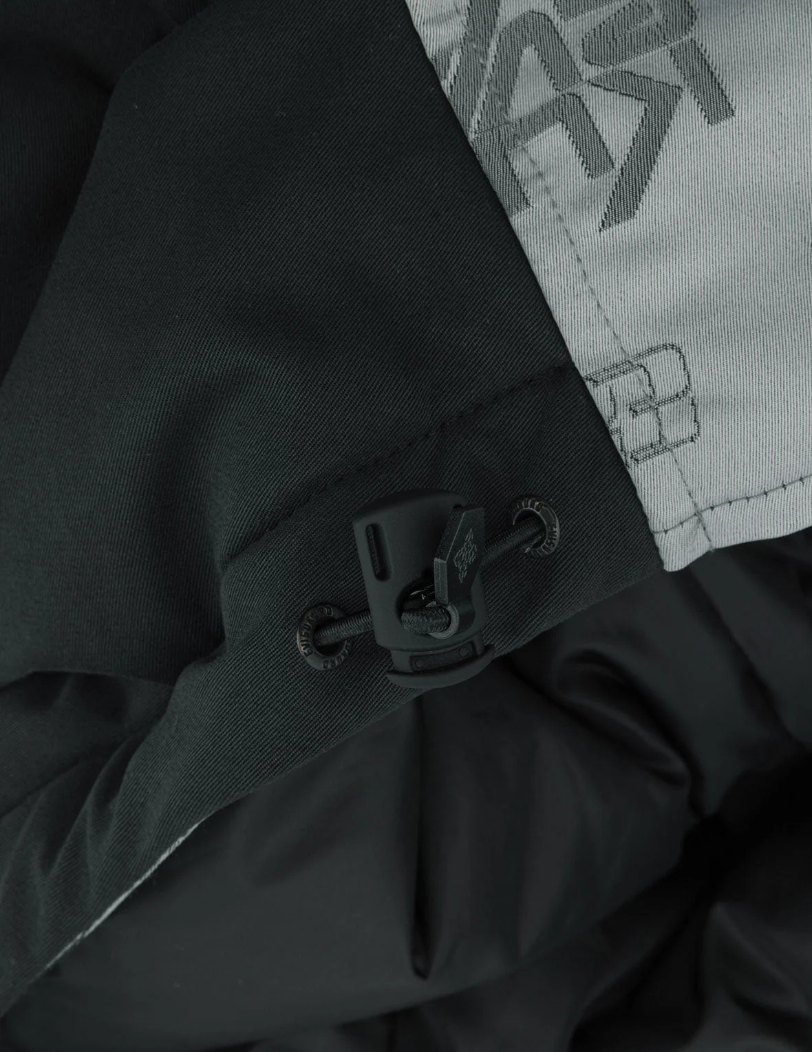 Allover Logo Jacquard Oversized Skidoo Anorak Padding Jacket - Image 11