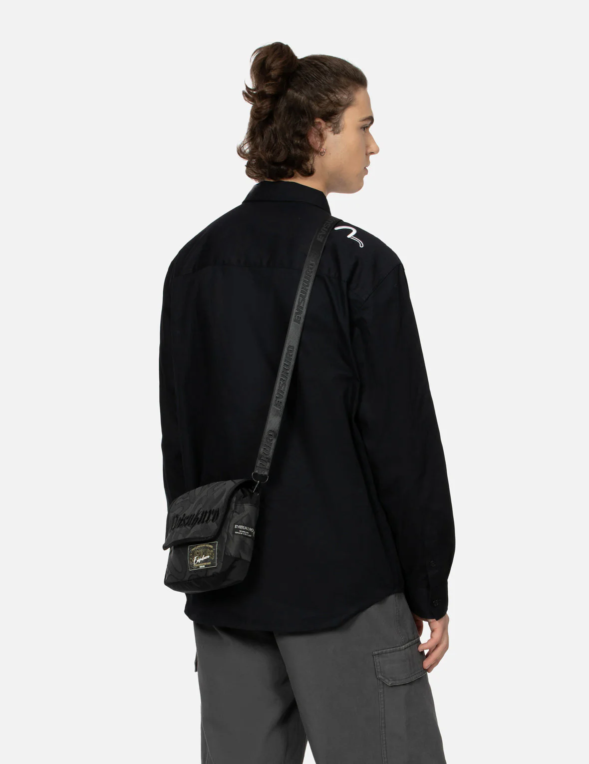 Allover Logo Jacquard Shoulder Bag - Image 6