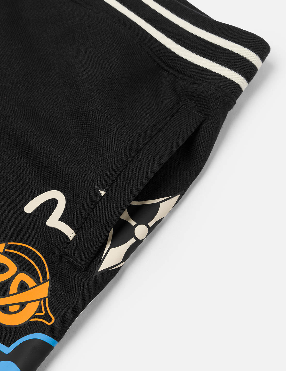 Allover Logo Print Fashion Fit Sweatshorts - Image 5