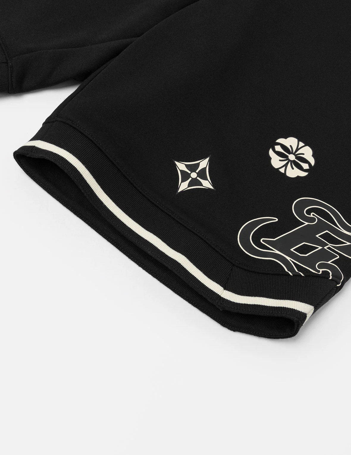 Allover Logo Print Fashion Fit Sweatshorts - Image 8