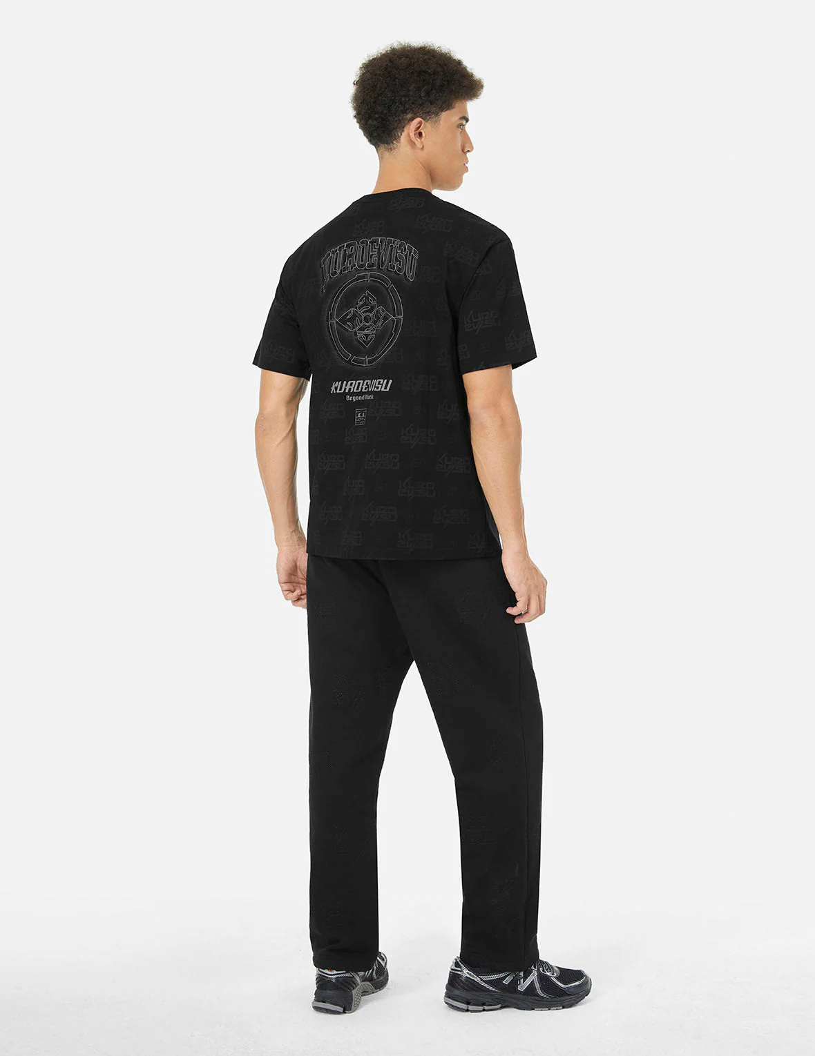 Allover logo print Fashion Fit T-shirt - Image 3